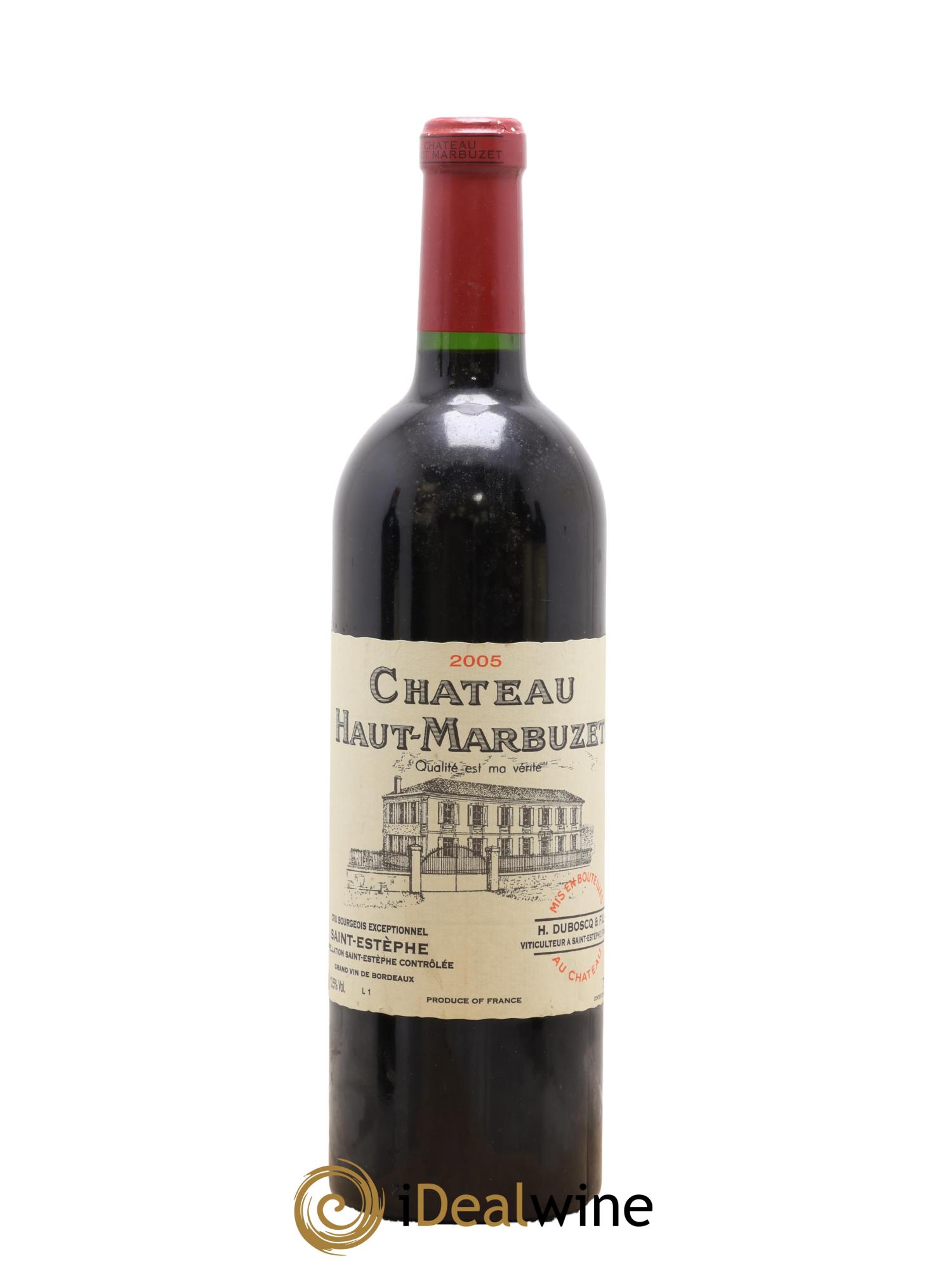 Château Haut Marbuzet 2005 - Lot de 1 bouteille - 0