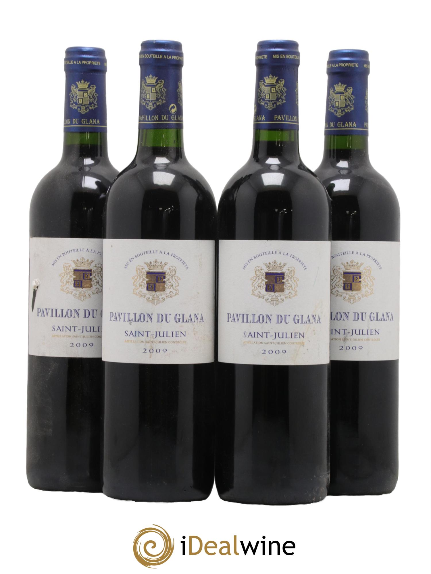 Saint-Julien Pavillon du Glana 2009 - Lot de 4 bouteilles - 0