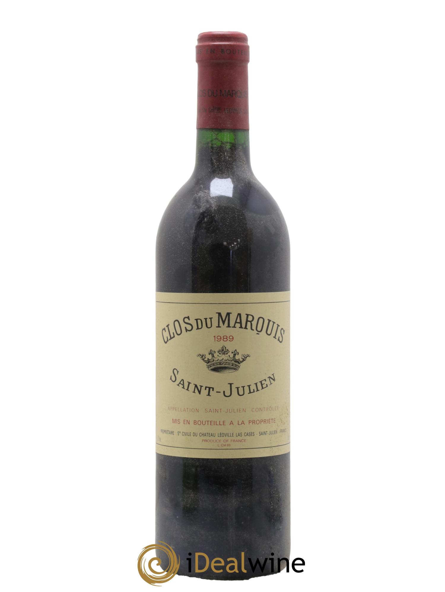 Clos du Marquis 1989 - Lot de 1 bouteille - 0