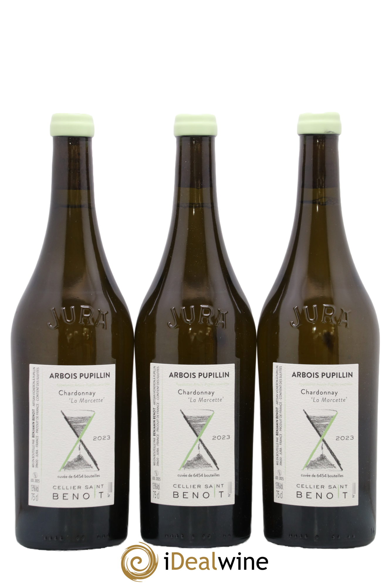 Arbois La Marcette Cellier Saint Benoît 2023 - Lot of 3 bottles - 0