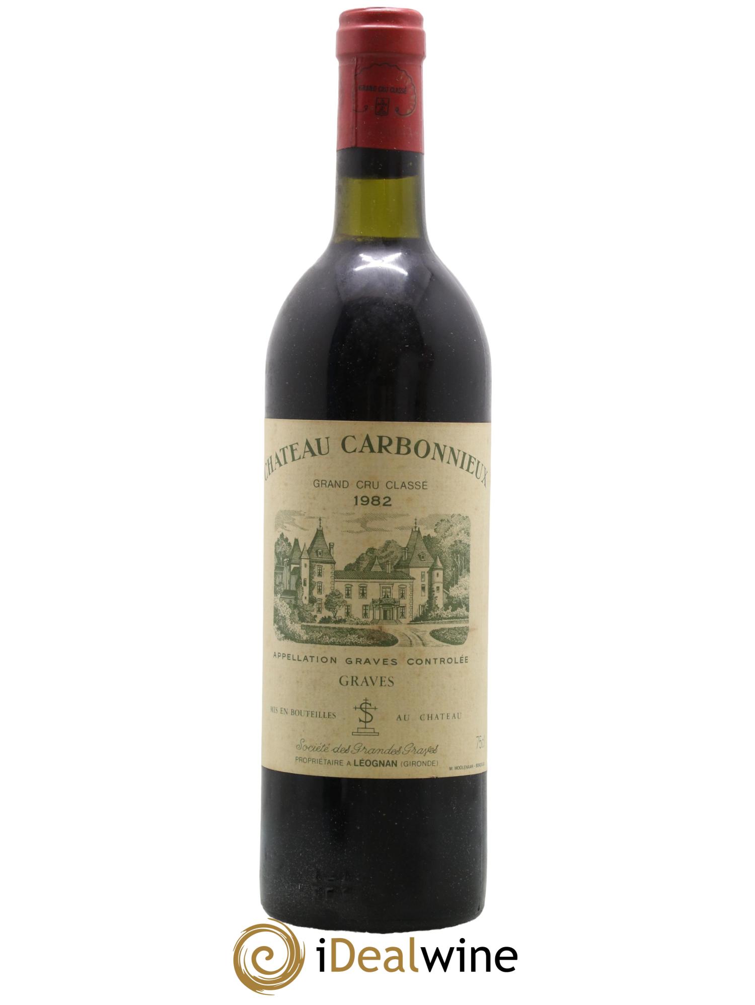 Château Carbonnieux Cru Classé de Graves 1982 - Lot de 1 bouteille - 0