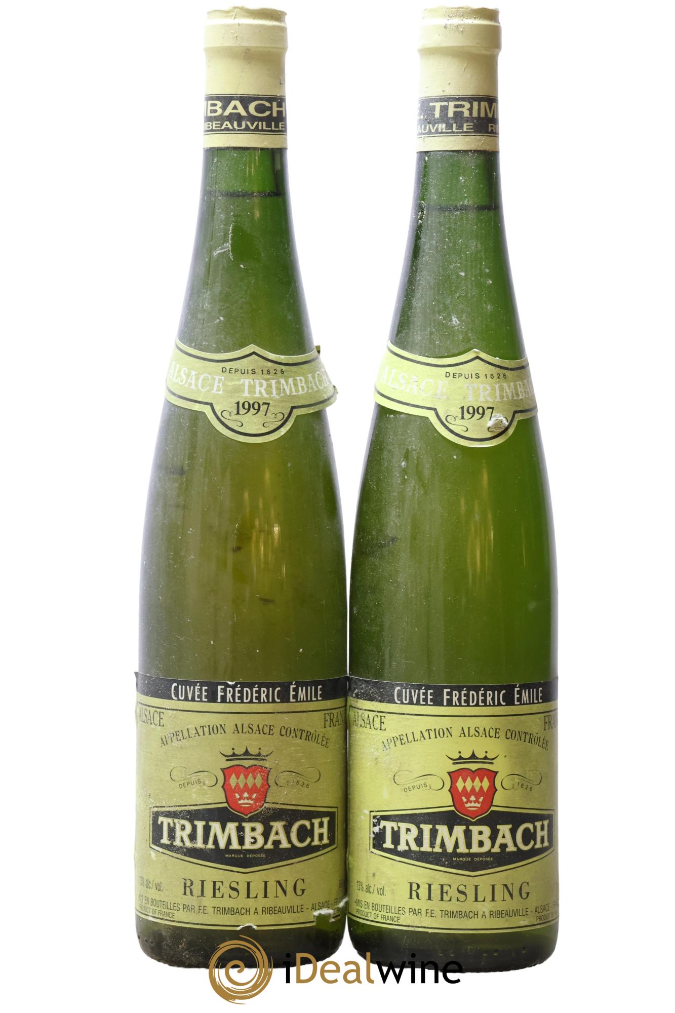 Alsace Riesling Cuvée Frédéric Emile Trimbach (Domaine) 1997 - Lot de 2 bouteilles - 0