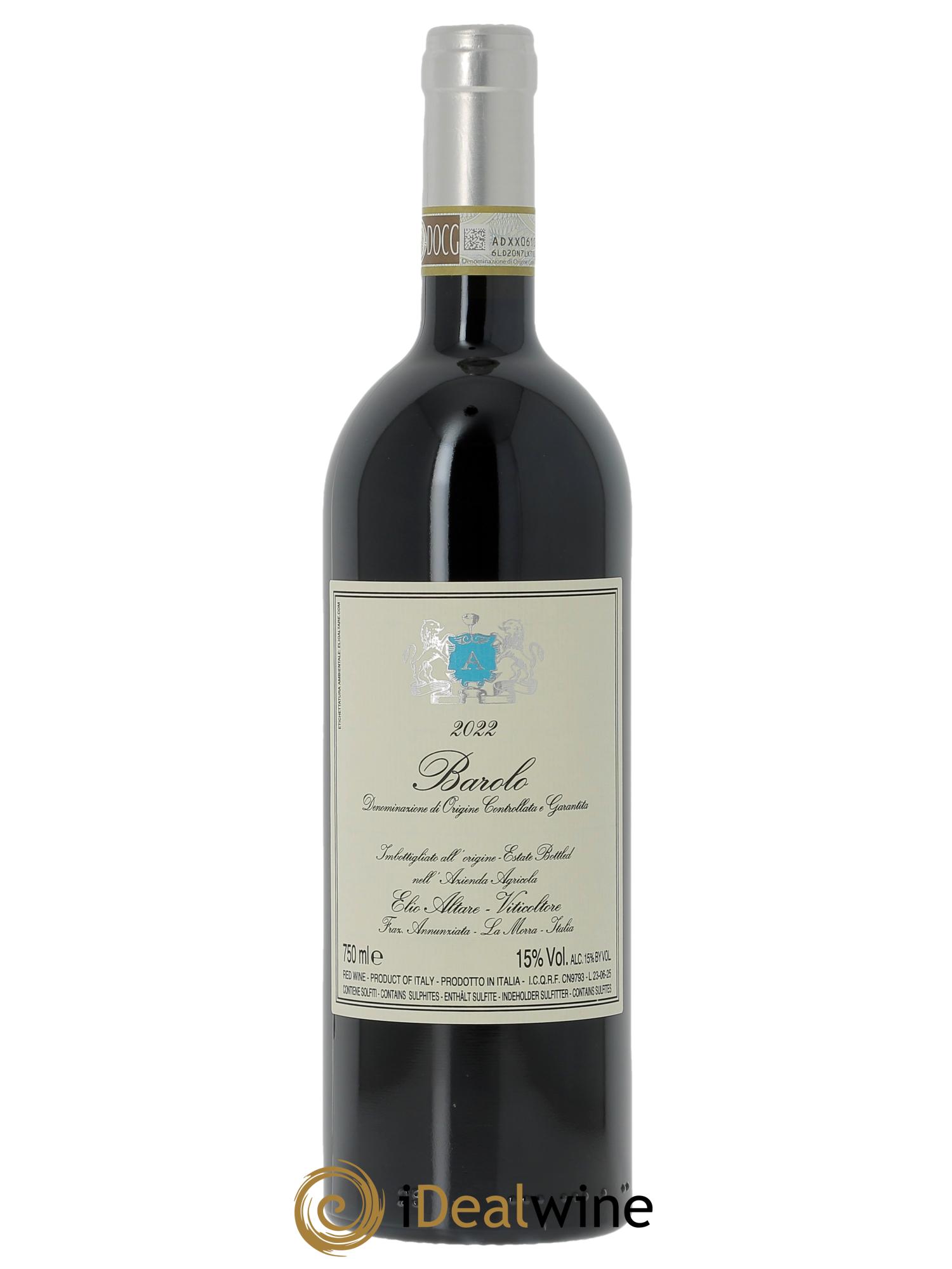 Barolo DOCG Cerretta Elio Altare 2022 - Lot de 1 bouteille - 0