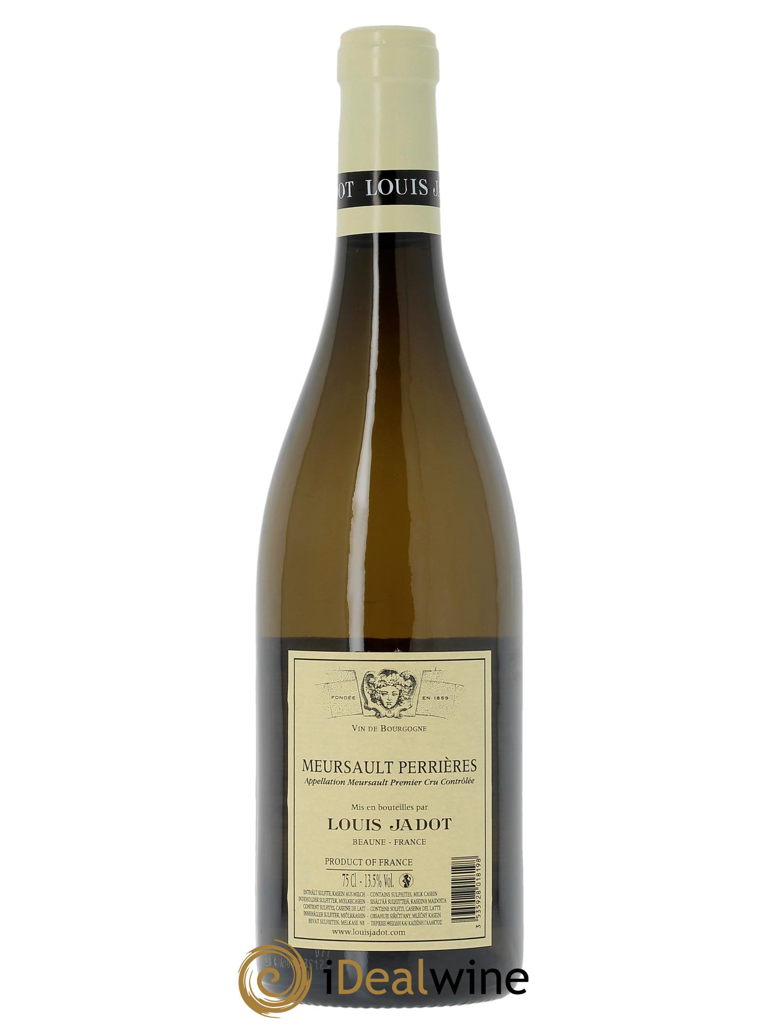 Meursault 1er Cru Perrières Domaine Louis Jadot (Cassetta in legno a partire da 6 bt) 2023 - Lotto di 1 bottiglia - 1