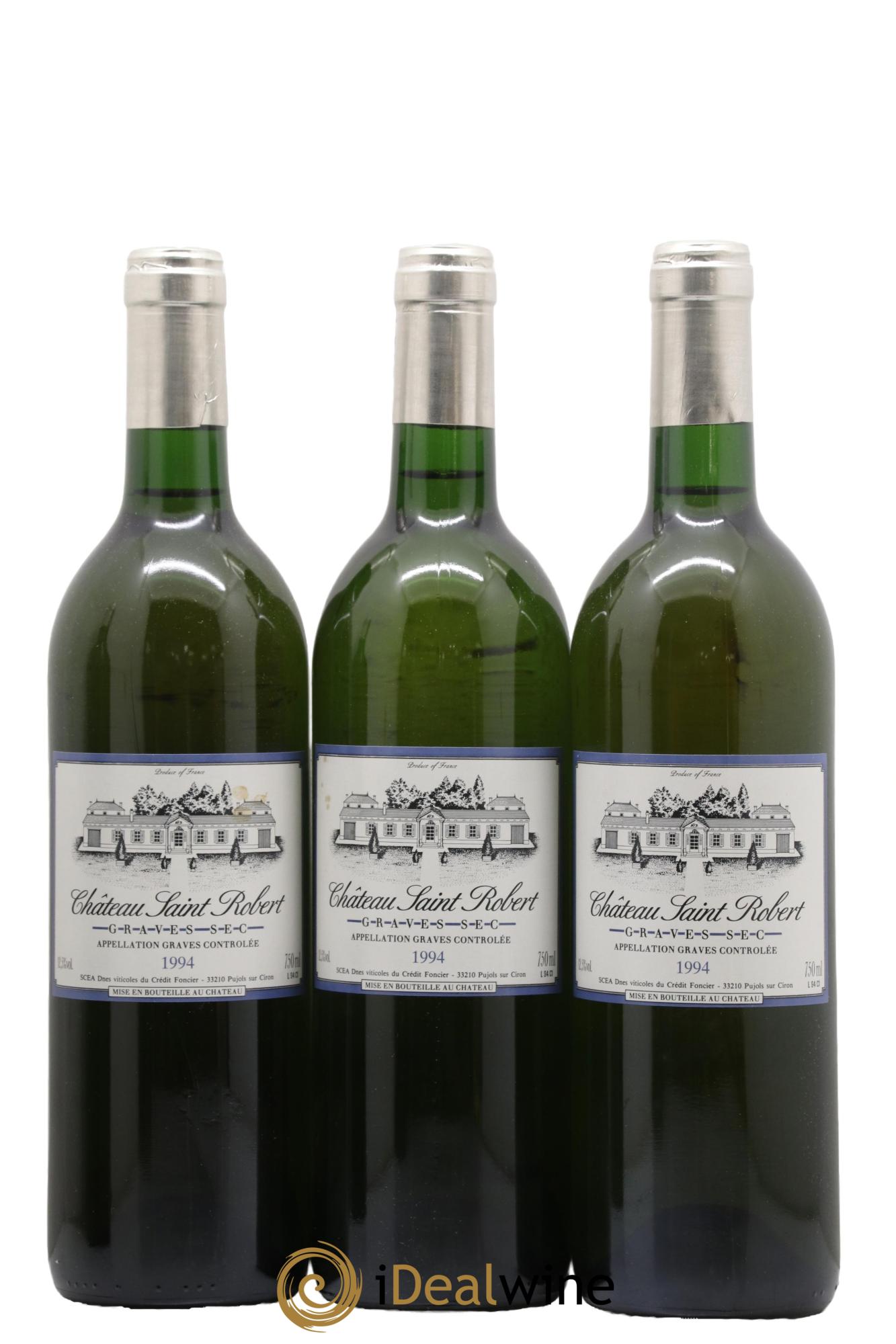 Château Saint-Robert 1994 - Lotto di 3 bottiglie - 0