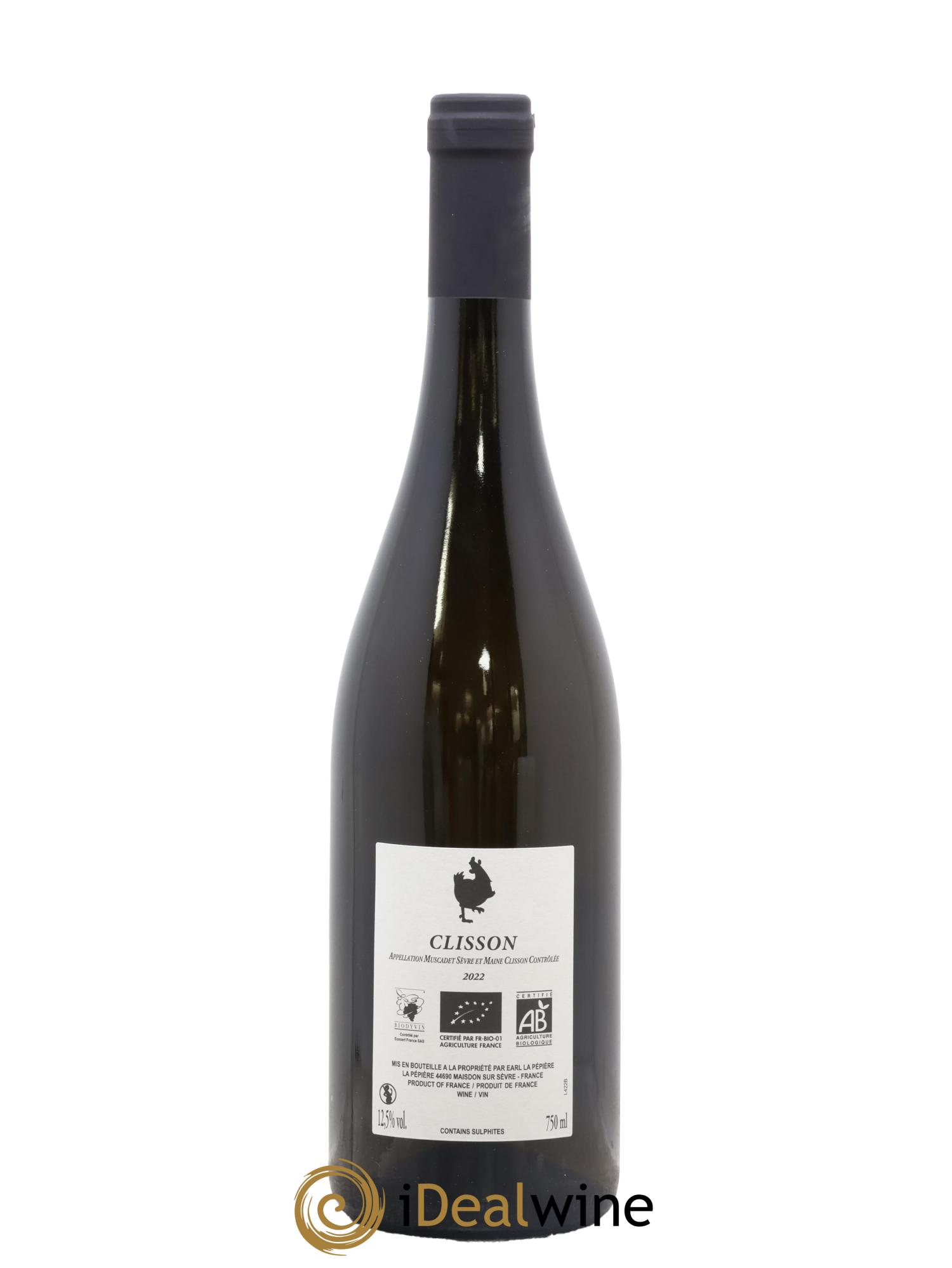 Muscadet-Sèvre-et-Maine Clisson Domaine De La Pépière 2022 - Lot of 1 bottle - 1