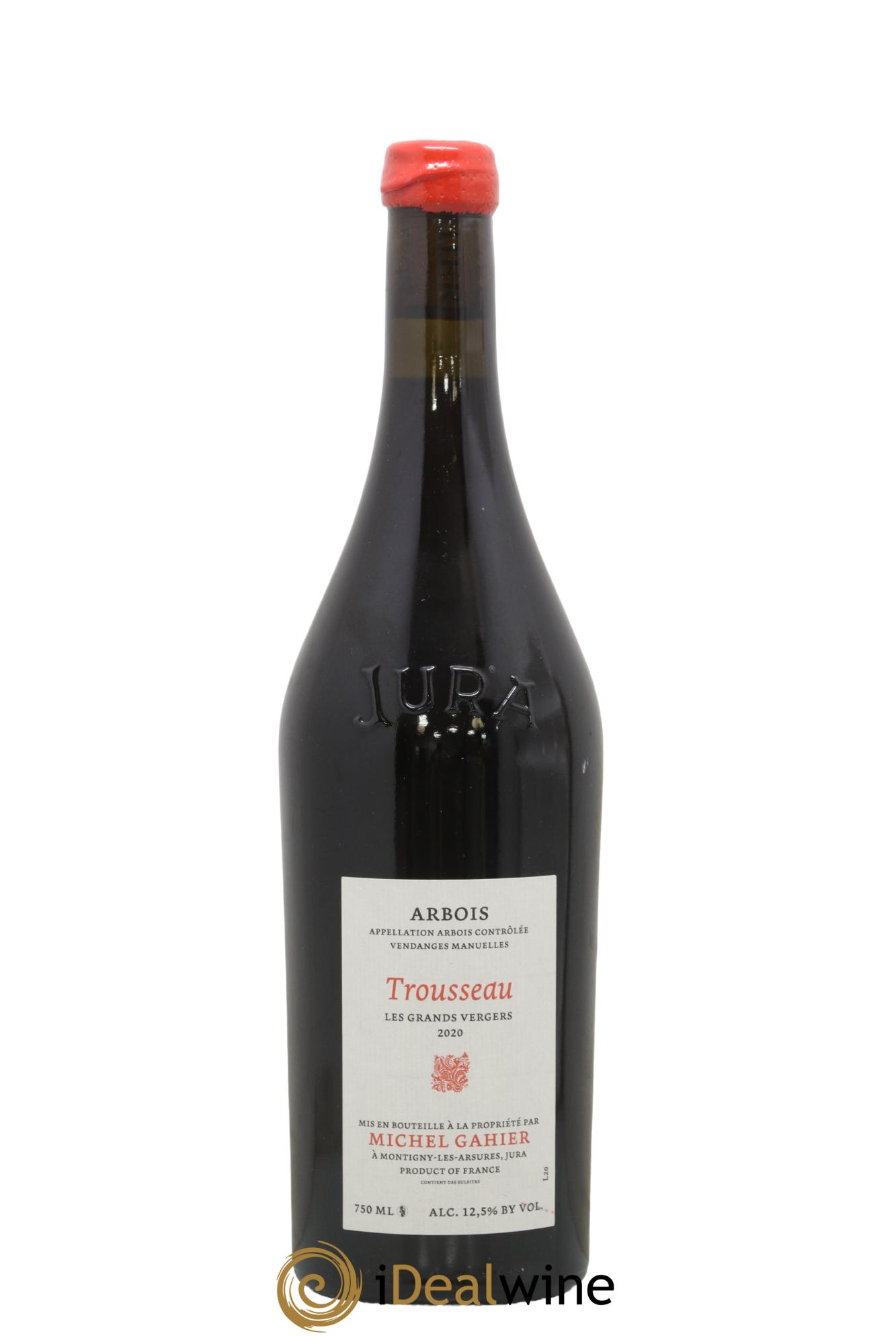 Arbois Trousseau Les Grands Vergers Michel Gahier 2020 - Lot of 1 bottle - 0
