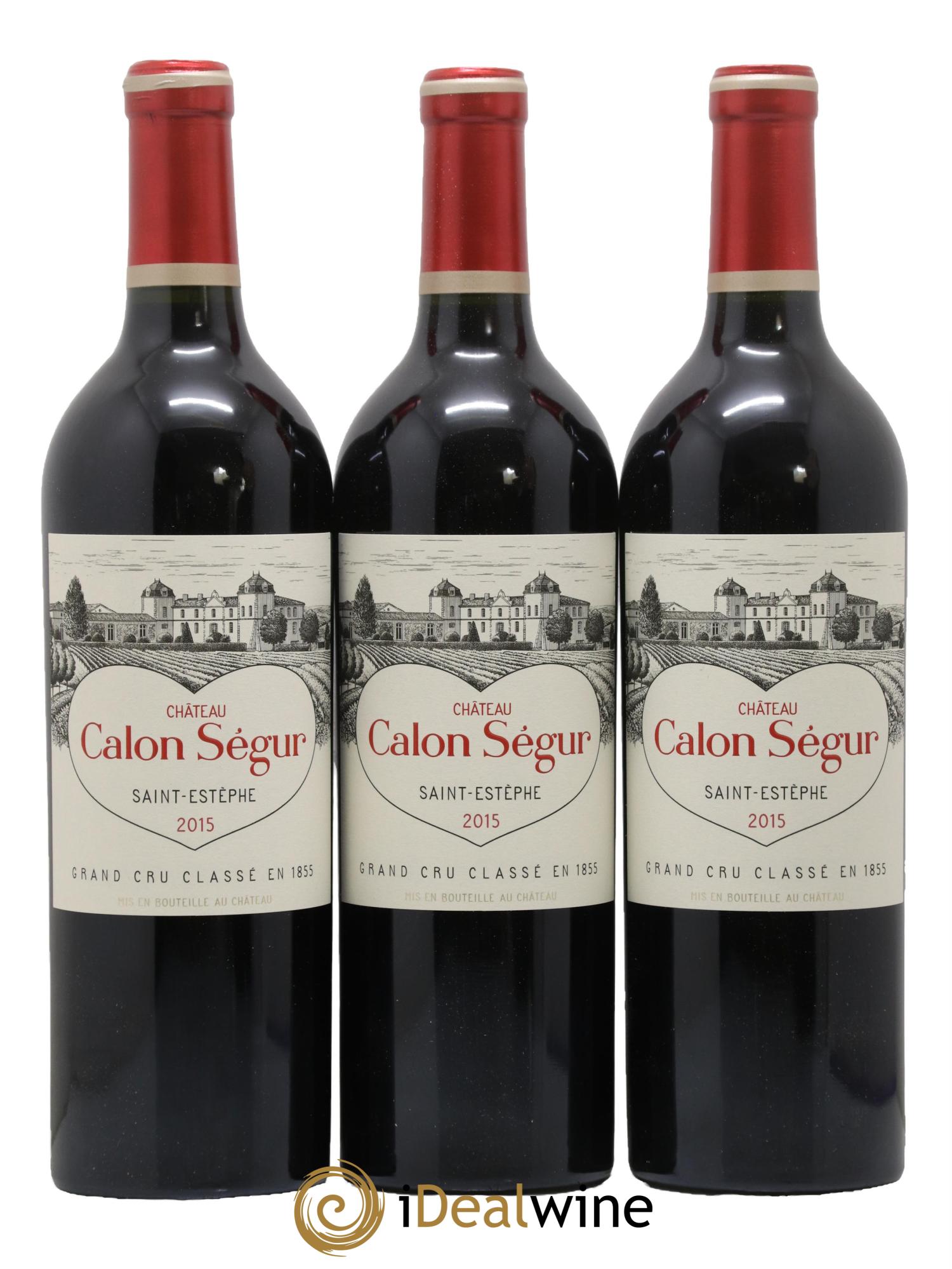 Château Calon Ségur 3ème Grand Cru Classé  2015 - Lot of 6 bottles - 1
