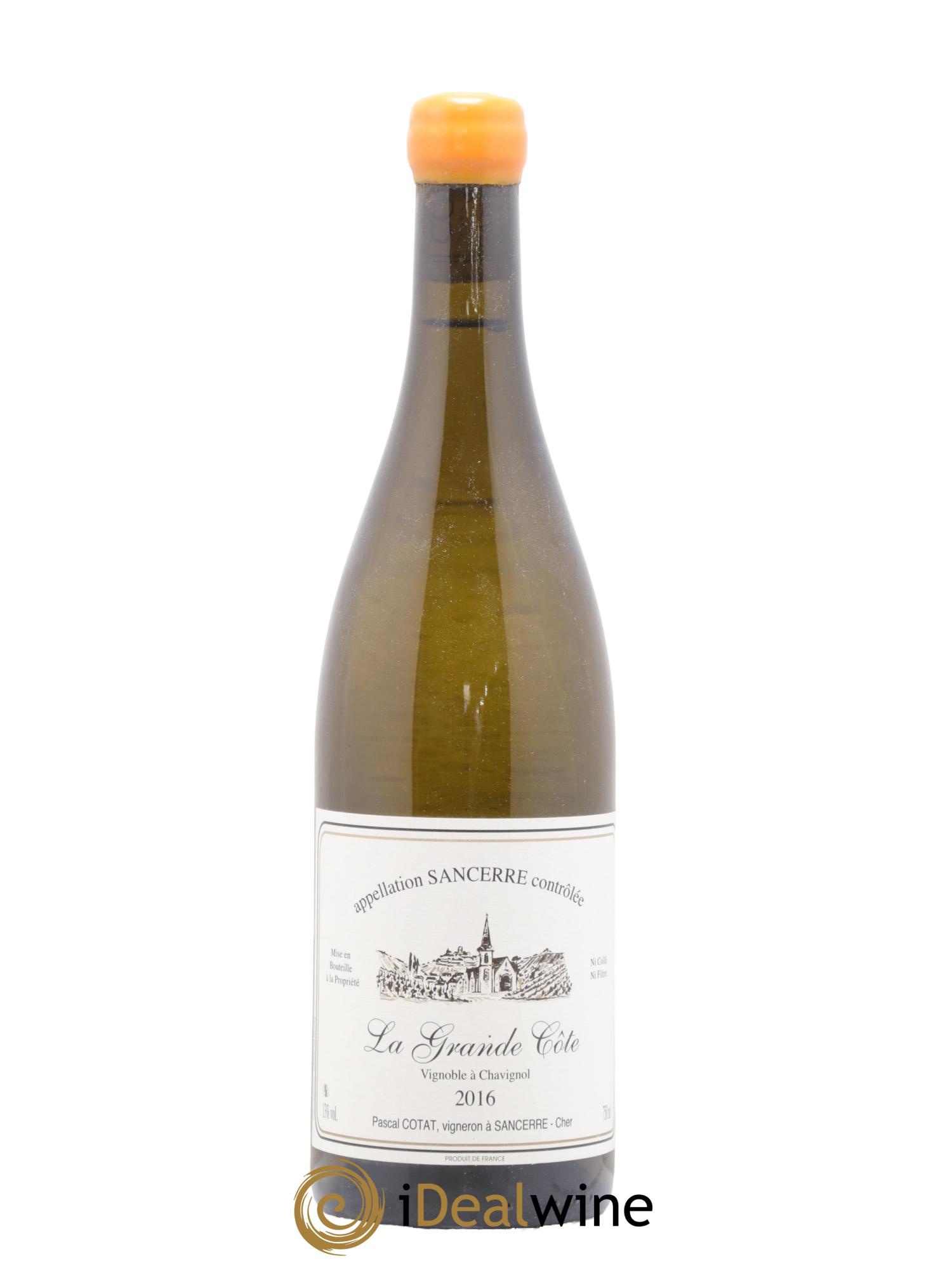 Sancerre La Grande Côte Pascal Cotat 2016 - Posten von 1 Flasche - 0