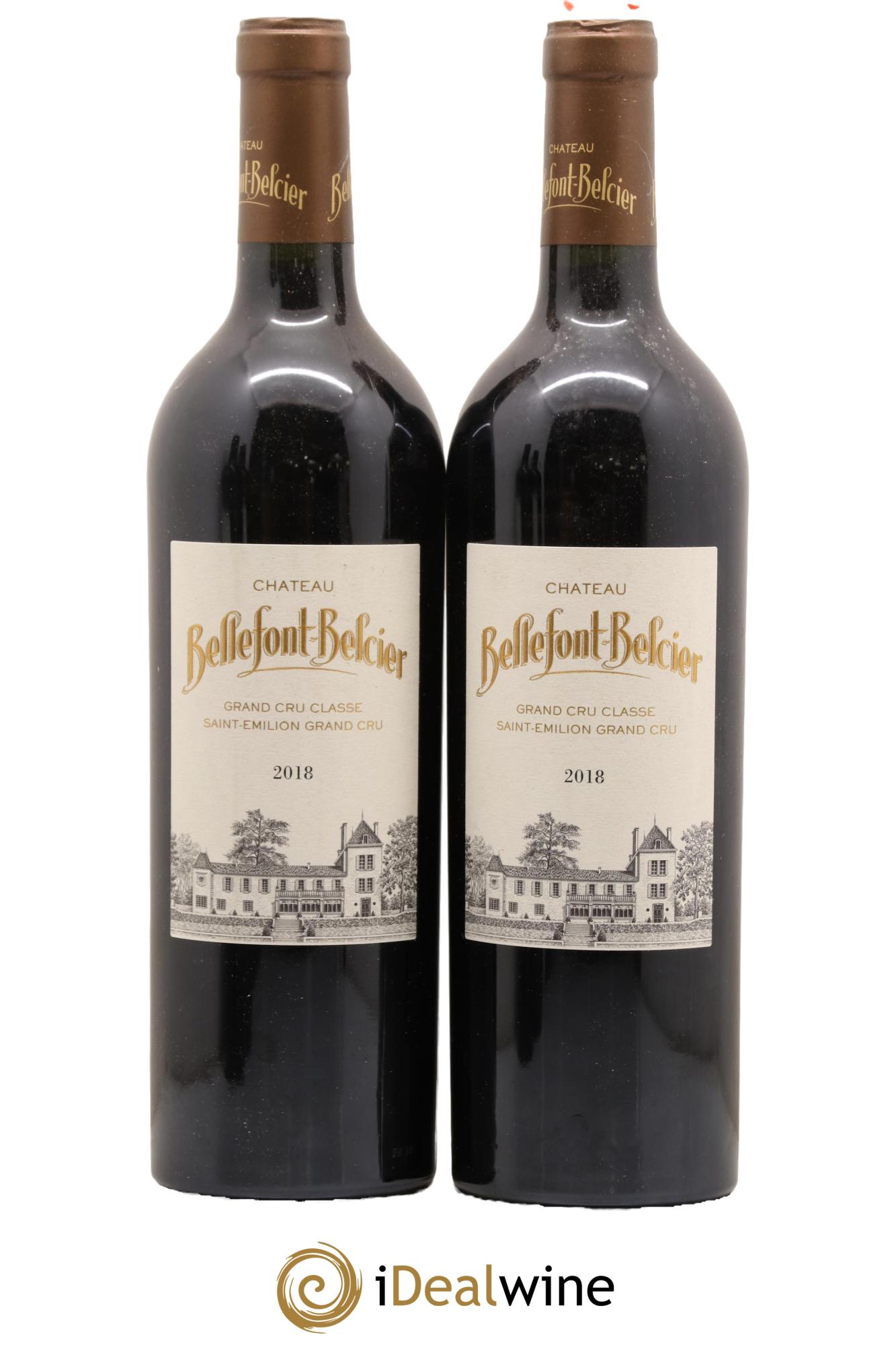 Château Bellefont-Belcier Grand Cru Classé 2018 - Lot de 2 bouteilles - 0