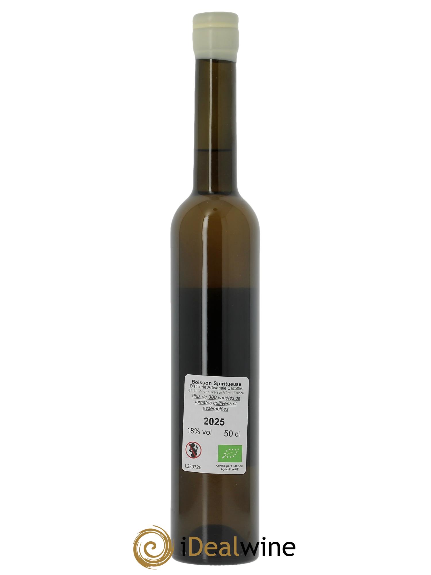 Liqueur Tomates Distillerie Cazottes  2025 - Lot de 1 bouteille - 1