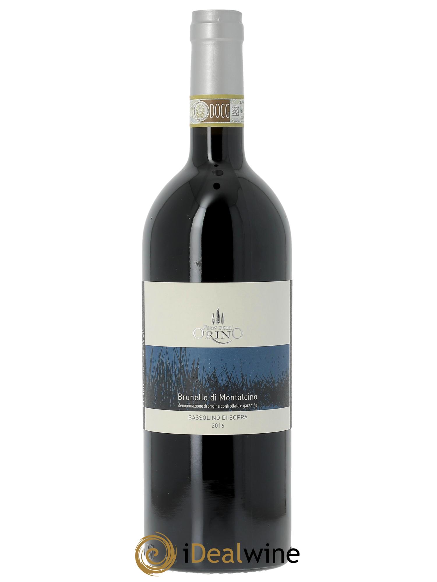 Brunello di Montalcino DOCG Bassolino di Sopra Pian dell'Orino 2016 - Lot de 1 bouteille - 0
