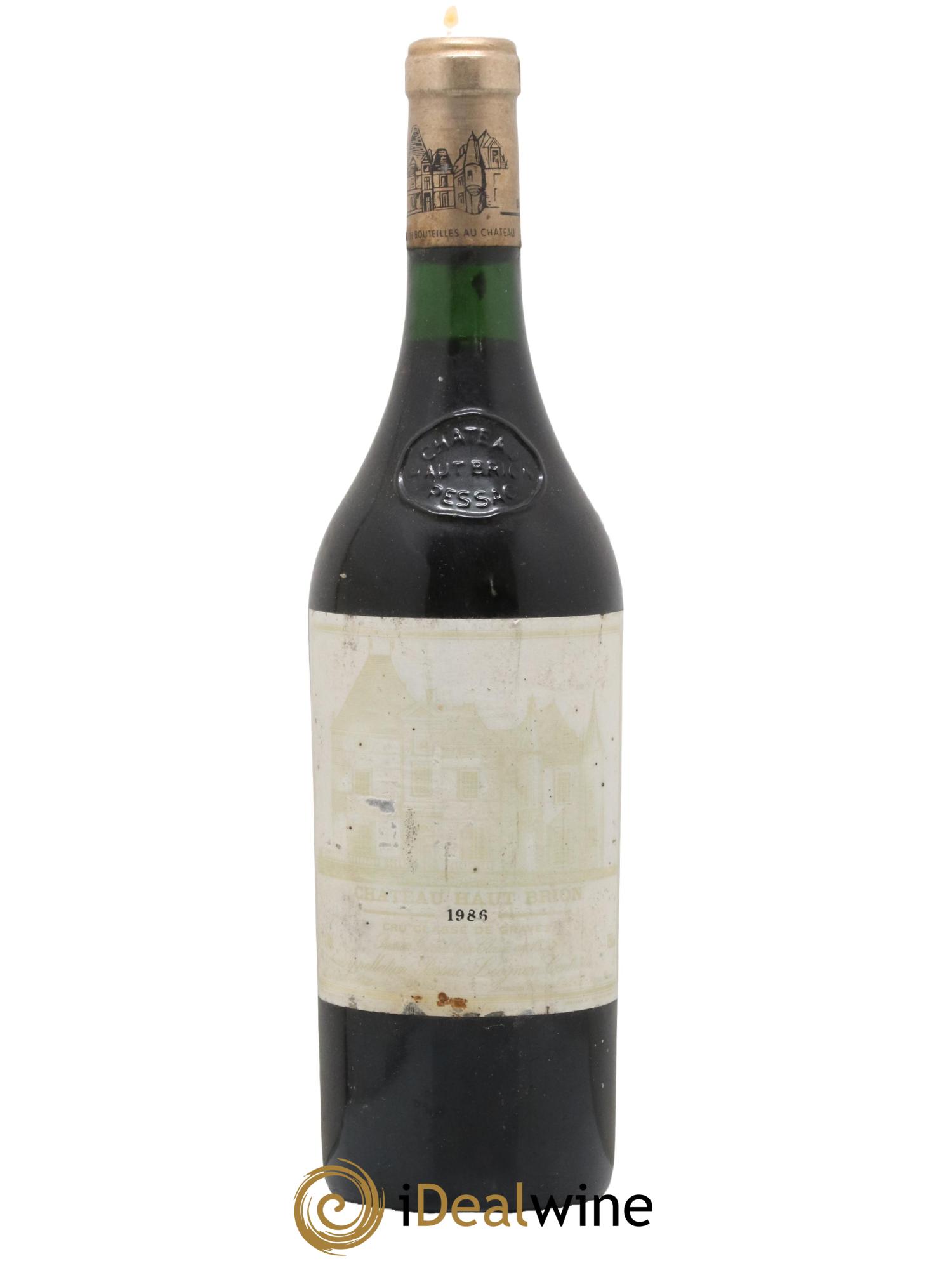 Château Haut Brion 1er Grand Cru Classé 1986 - Lotto di 1 bottiglia - 0
