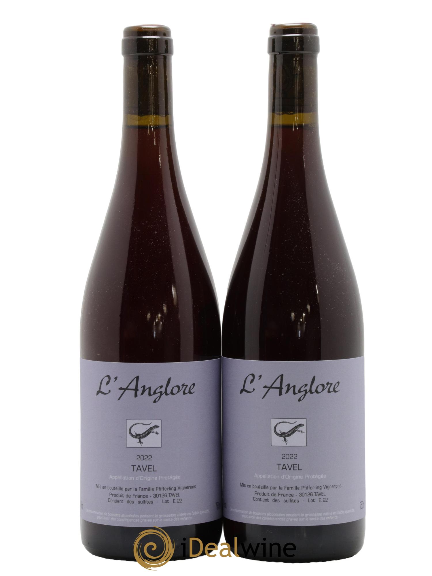 Tavel L'Anglore 2022 - Lot of 2 bottles - 0