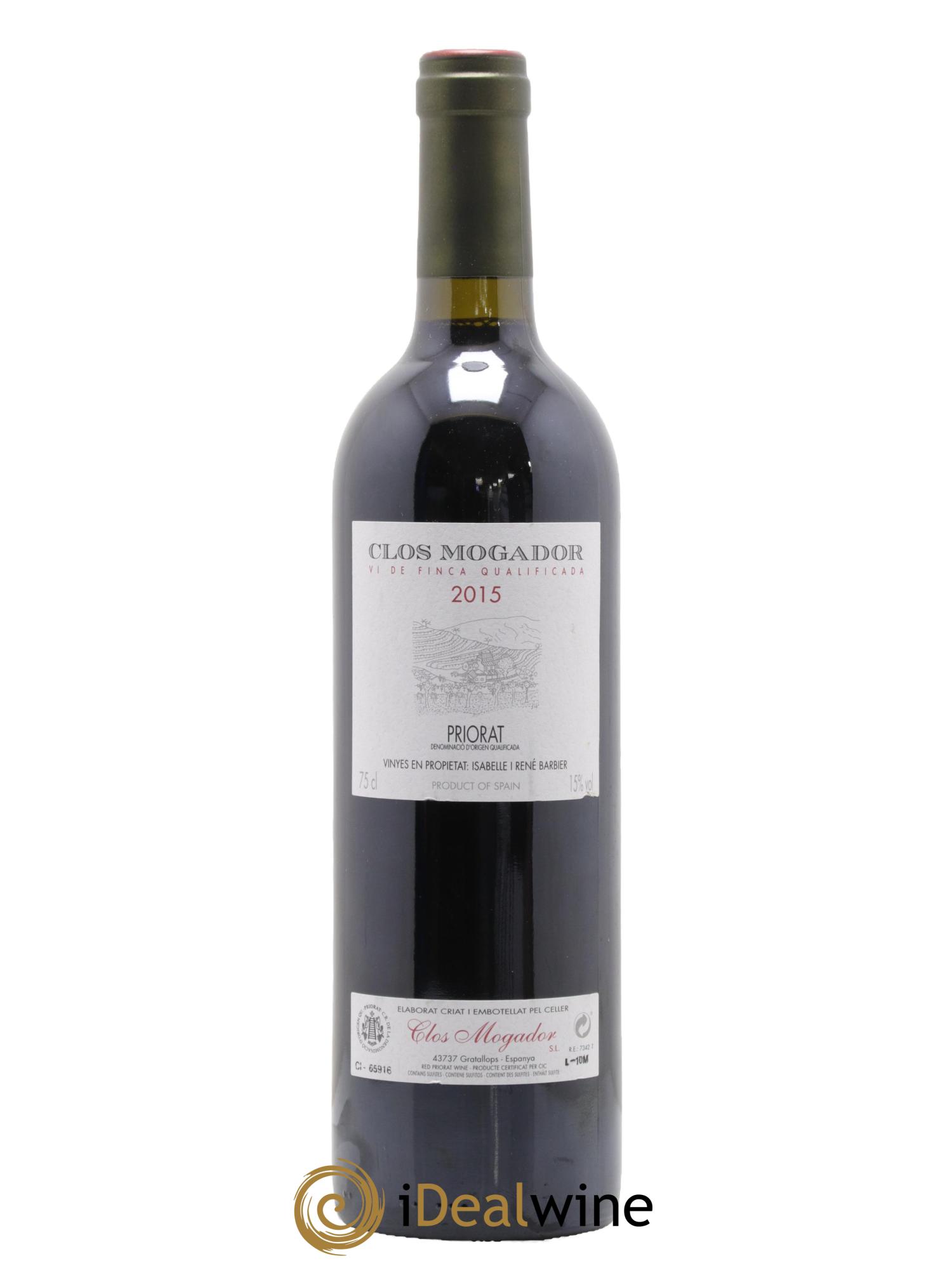 Priorat Clos Mogador DOCA René Barbier 2015 - Lot of 1 bottle - 0
