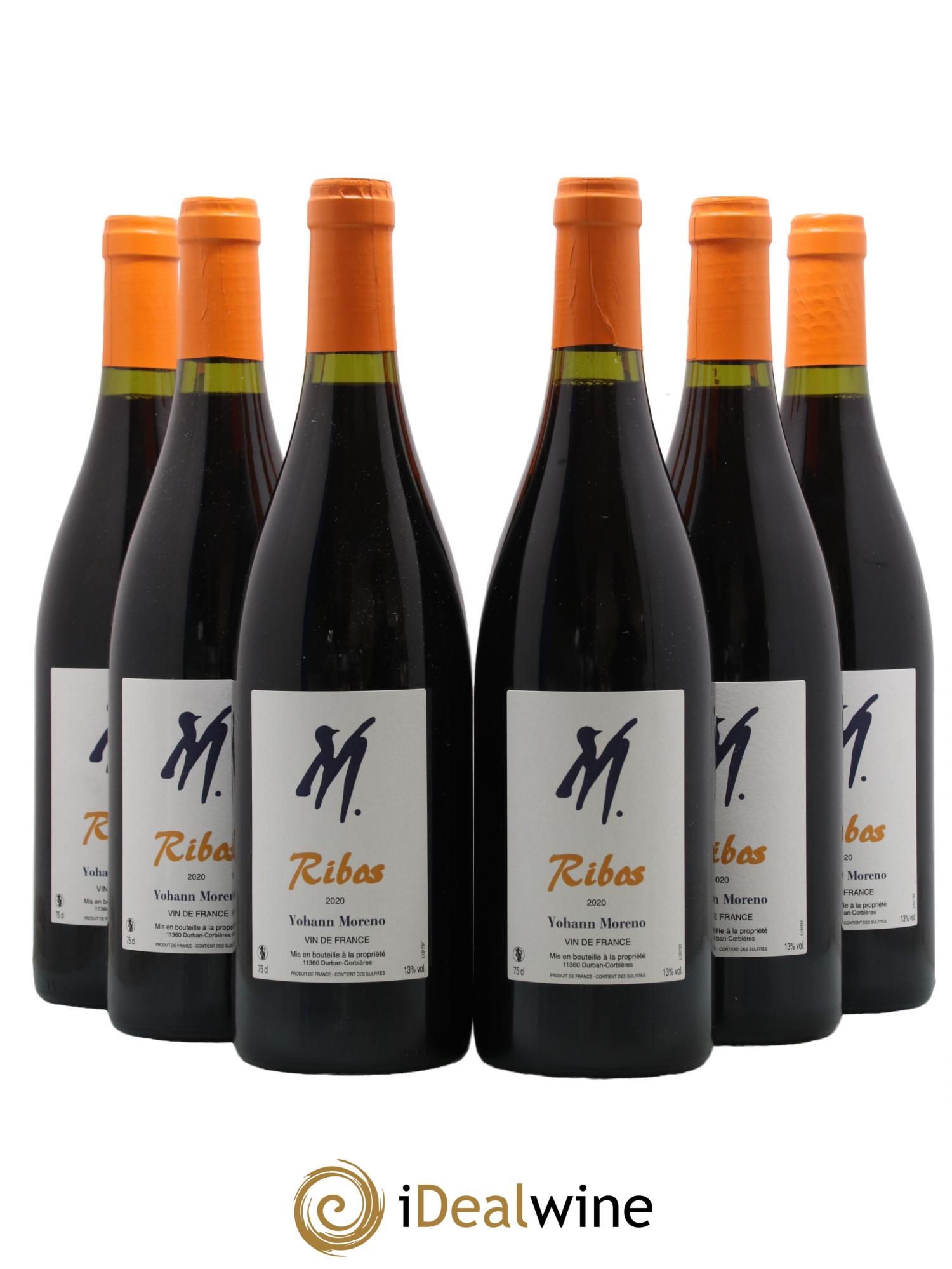 Vin de France Ribos Domaine Yohann Morenos 2020 - Lot de 6 bouteilles - 0