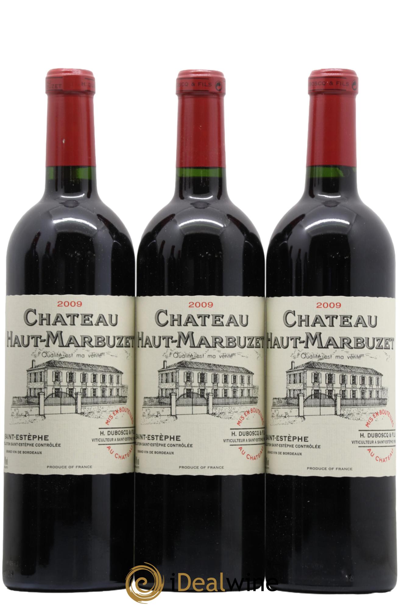 Château Haut Marbuzet 2009 - Lot de 6 bouteilles - 1