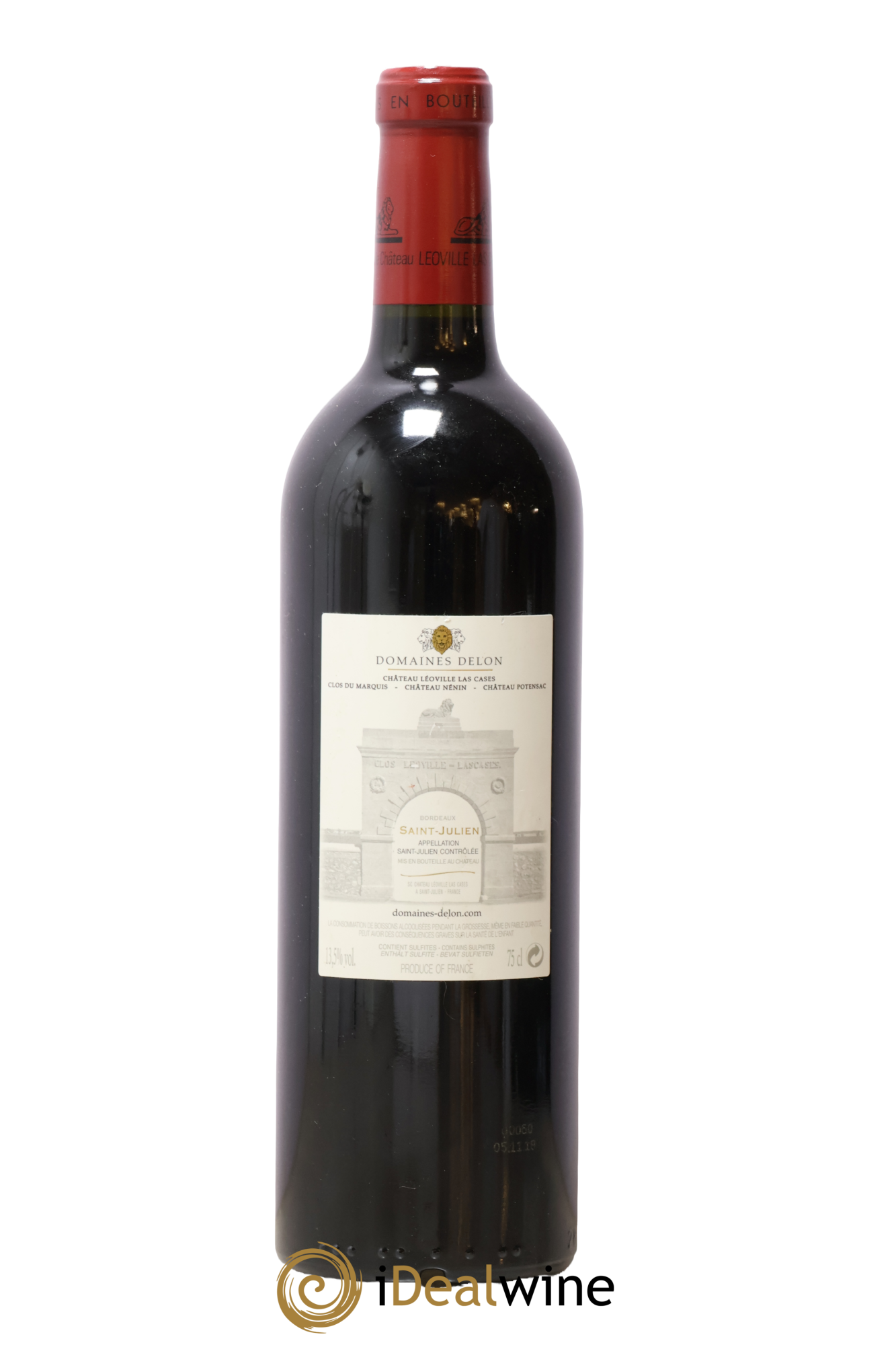 Château Léoville Las Cases 2ème Grand Cru Classé 2016 - Lot de 1 bouteille - 1