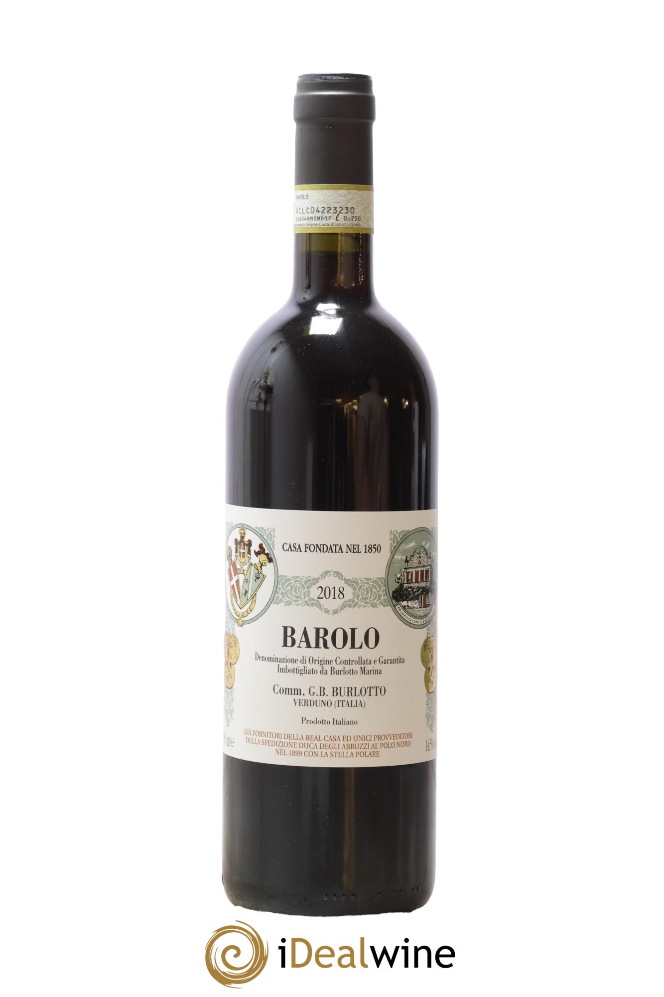 Barolo DOCG Comm. Giovan Battista Burlotto 2018 - Posten von 1 Flasche - 0