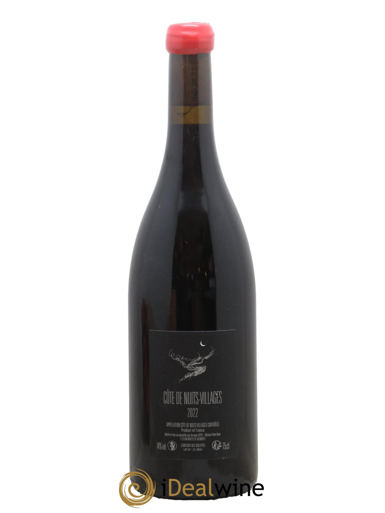 Côte de Nuits-Villages Arnaud Lopez 2022 - Lot of 1 bottle - 1