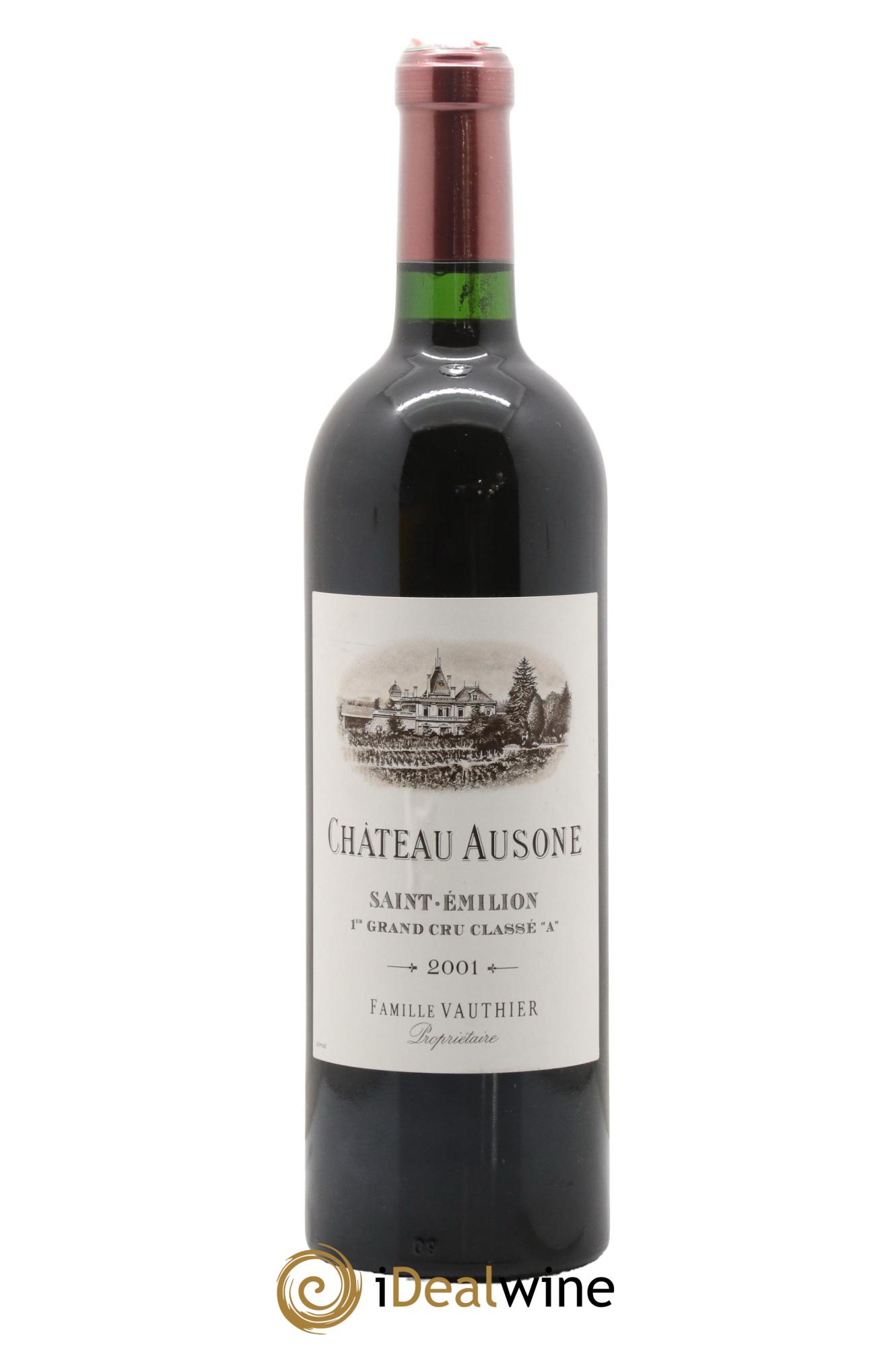 Château Ausone 1er Grand Cru Classé A 2001 - Lot de 1 bouteille - 0