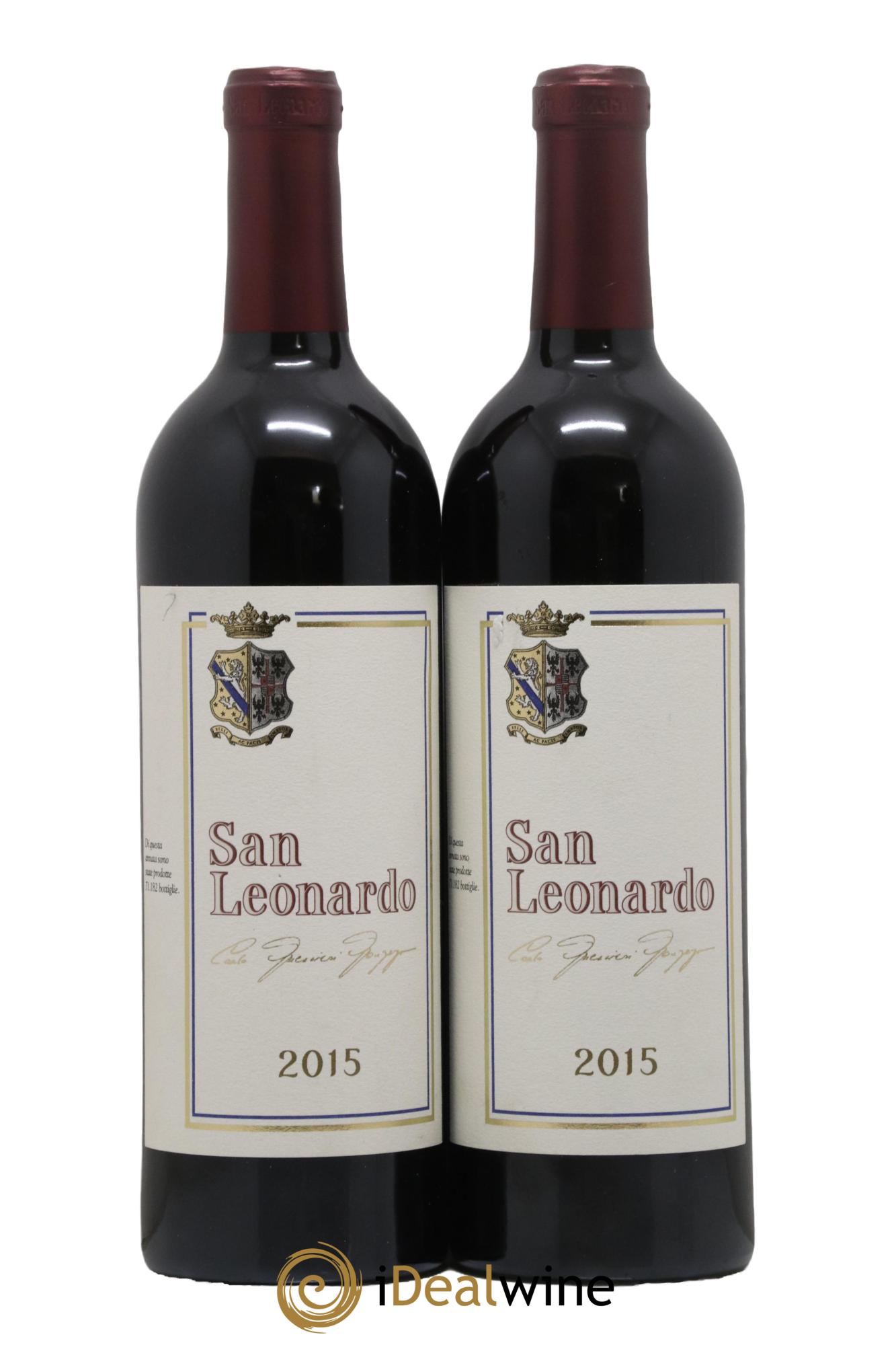 Trentin Haut Adige Vigneti Delle Dolomiti San Leonardo 2015 - Lot de 2 bouteilles - 0