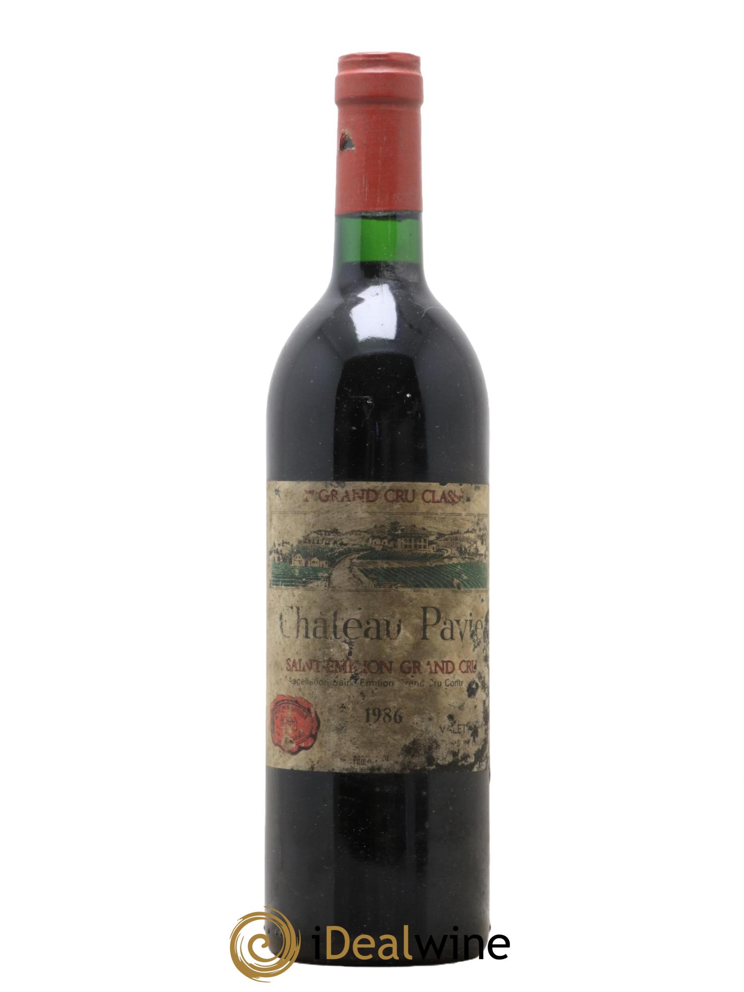 Château Pavie 1er Grand Cru Classé A 1986 - Lot de 1 bouteille - 0