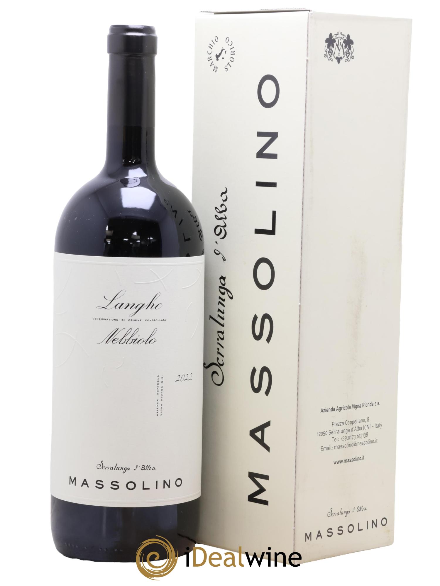 Langhe DOC Nebbiolo Massolino 2022 - Lot de 1 magnum - 0
