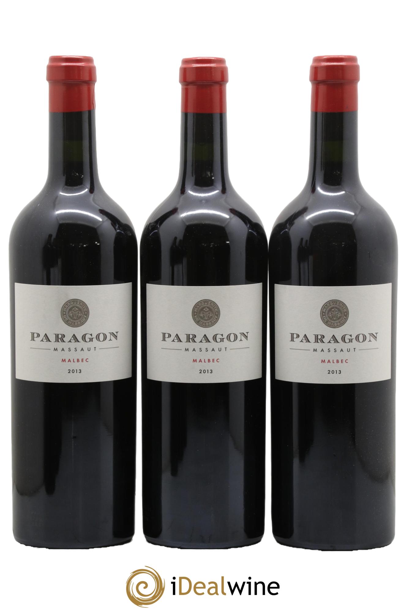 Cahors Paragon Lagrezette 2013 - Lot of 3 bottles - 0