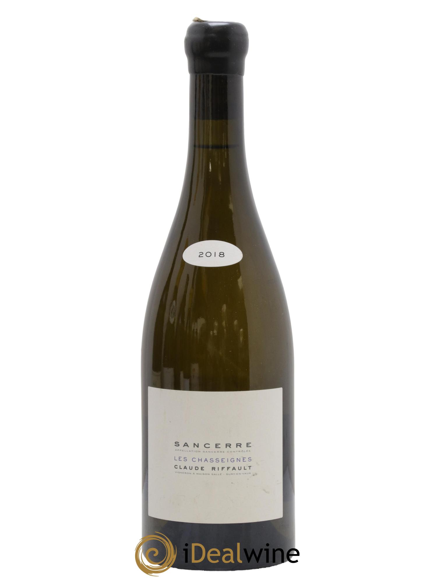 Sancerre Les Chasseignes Claude Riffault 2018 - Posten von 1 Flasche - 0