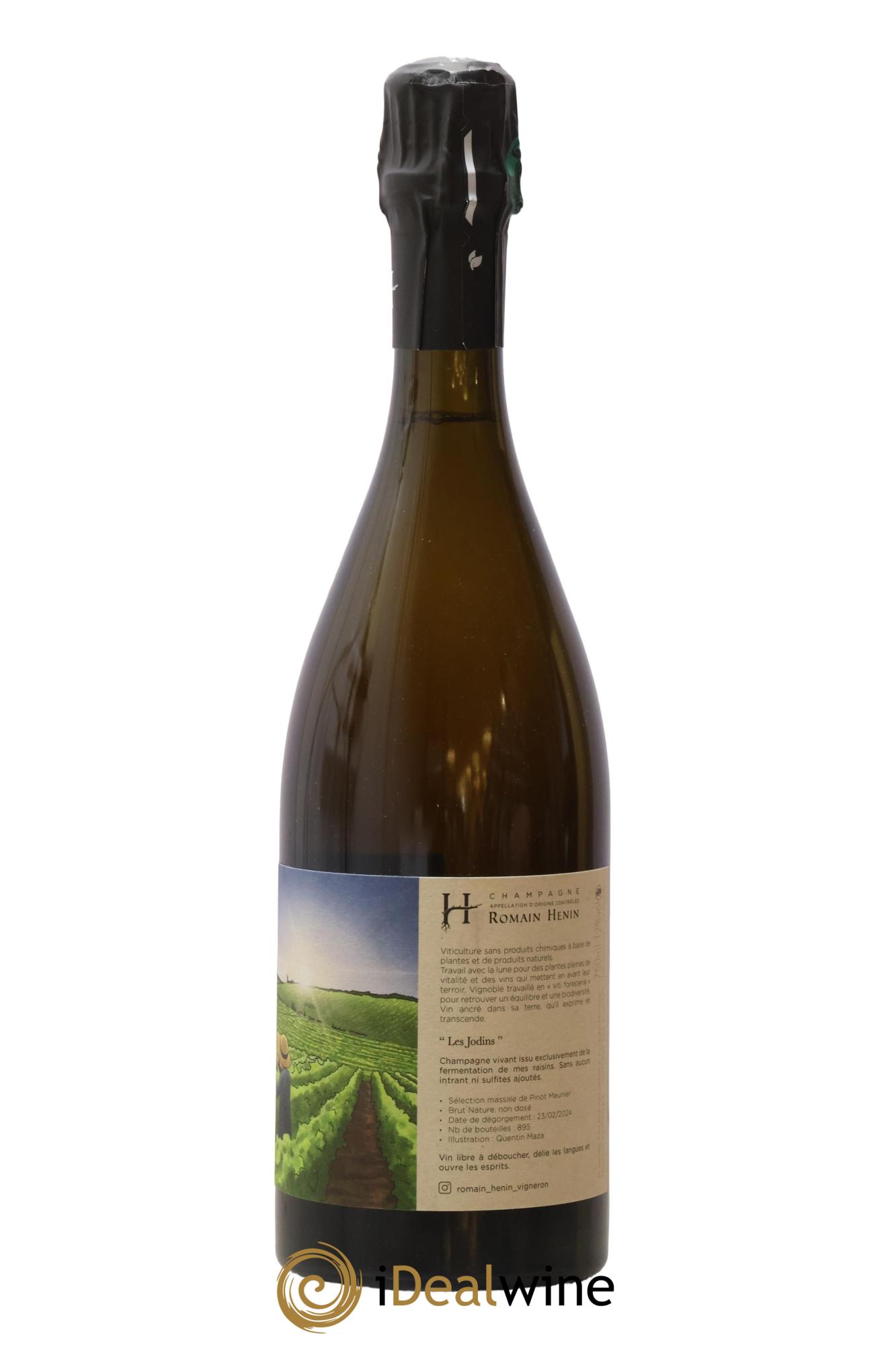Les Jodins (non-dosé) Pascal Henin - Romain Henin - Lot de 1 bouteille - 1