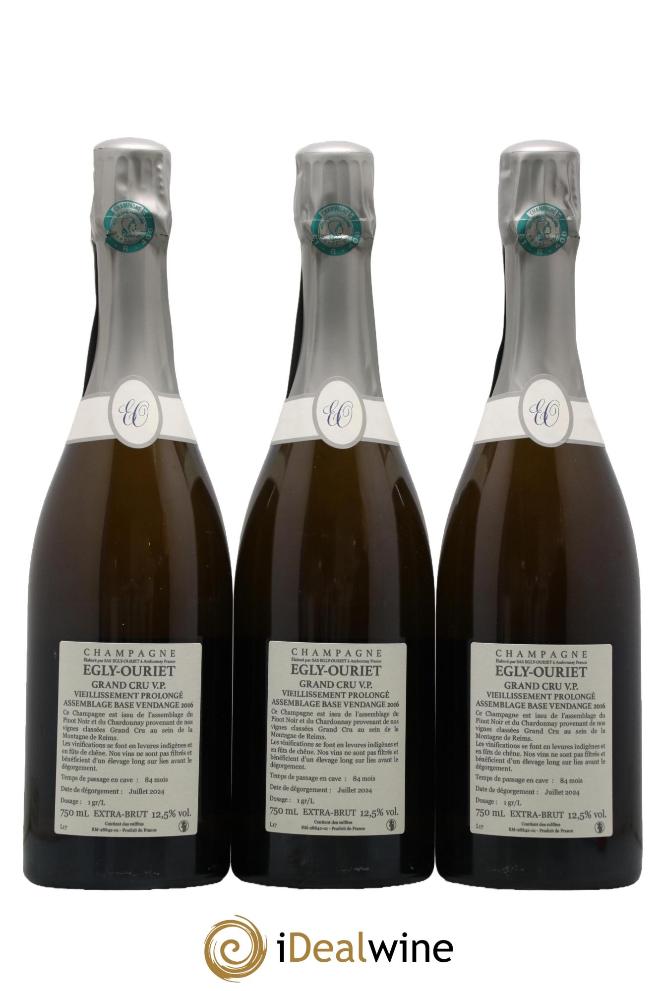 Extra-Brut VP Egly-Ouriet - Lot de 3 bouteilles - 1