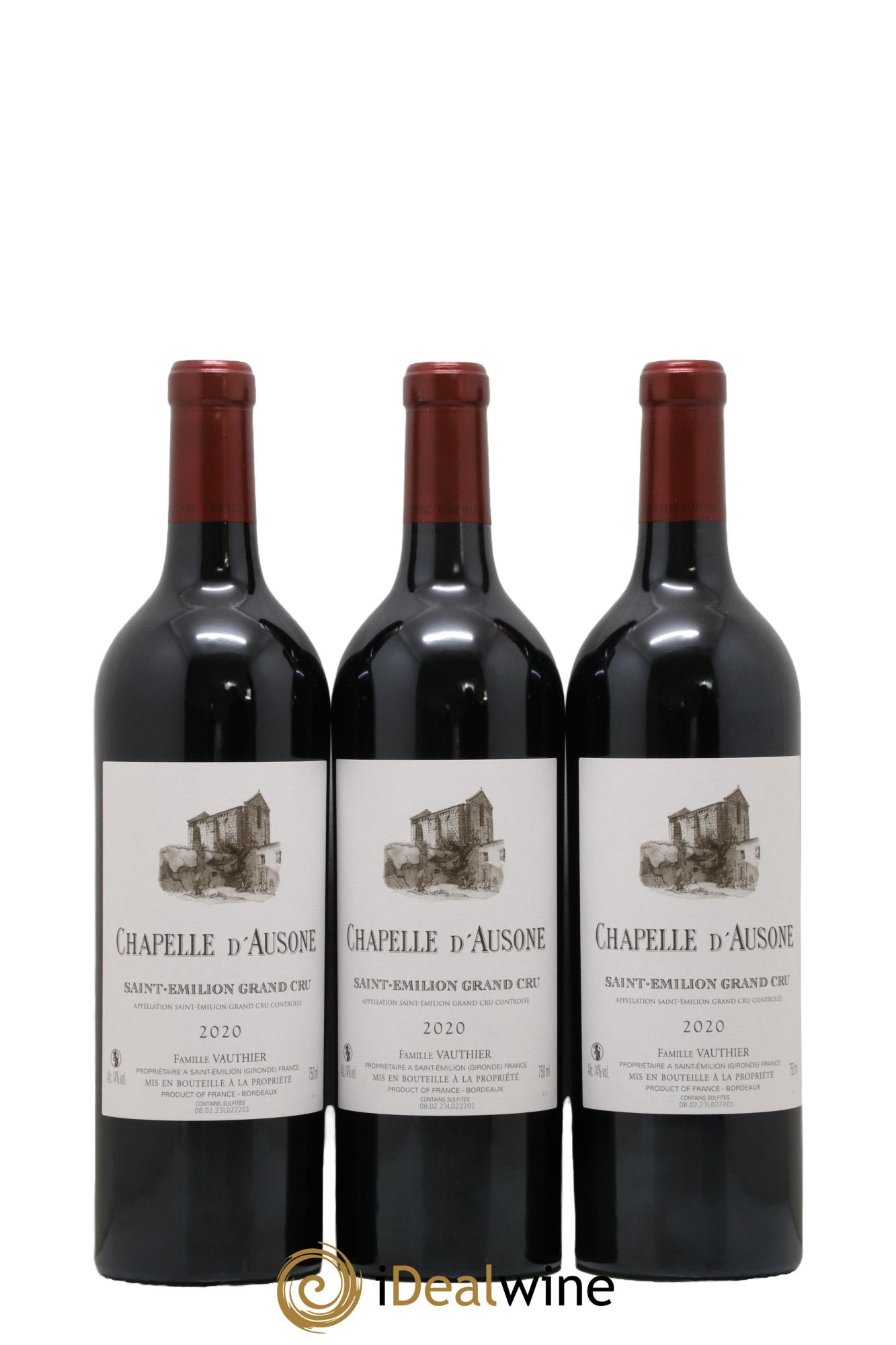 Chapelle d'Ausone Second Vin 2020 - Posten von 6 Flaschen - 2