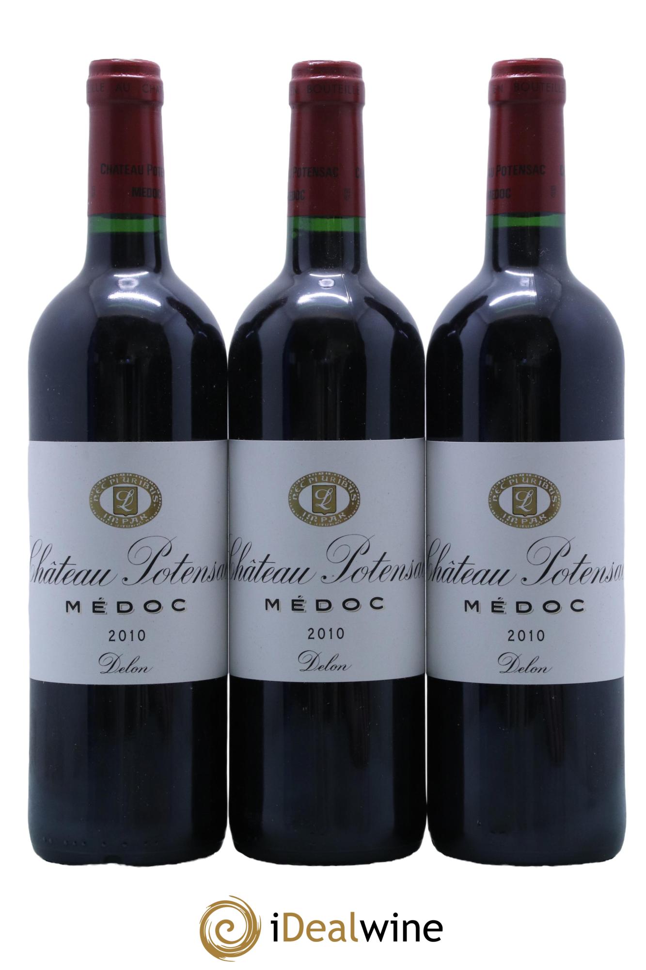 Château Potensac 2010 - Lot de 3 bouteilles - 0