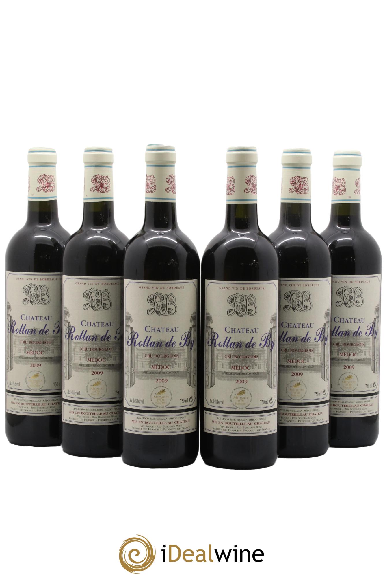 Château Rollan de By Cru Bourgeois 2009 - Lotto di 6 bottiglie - 0
