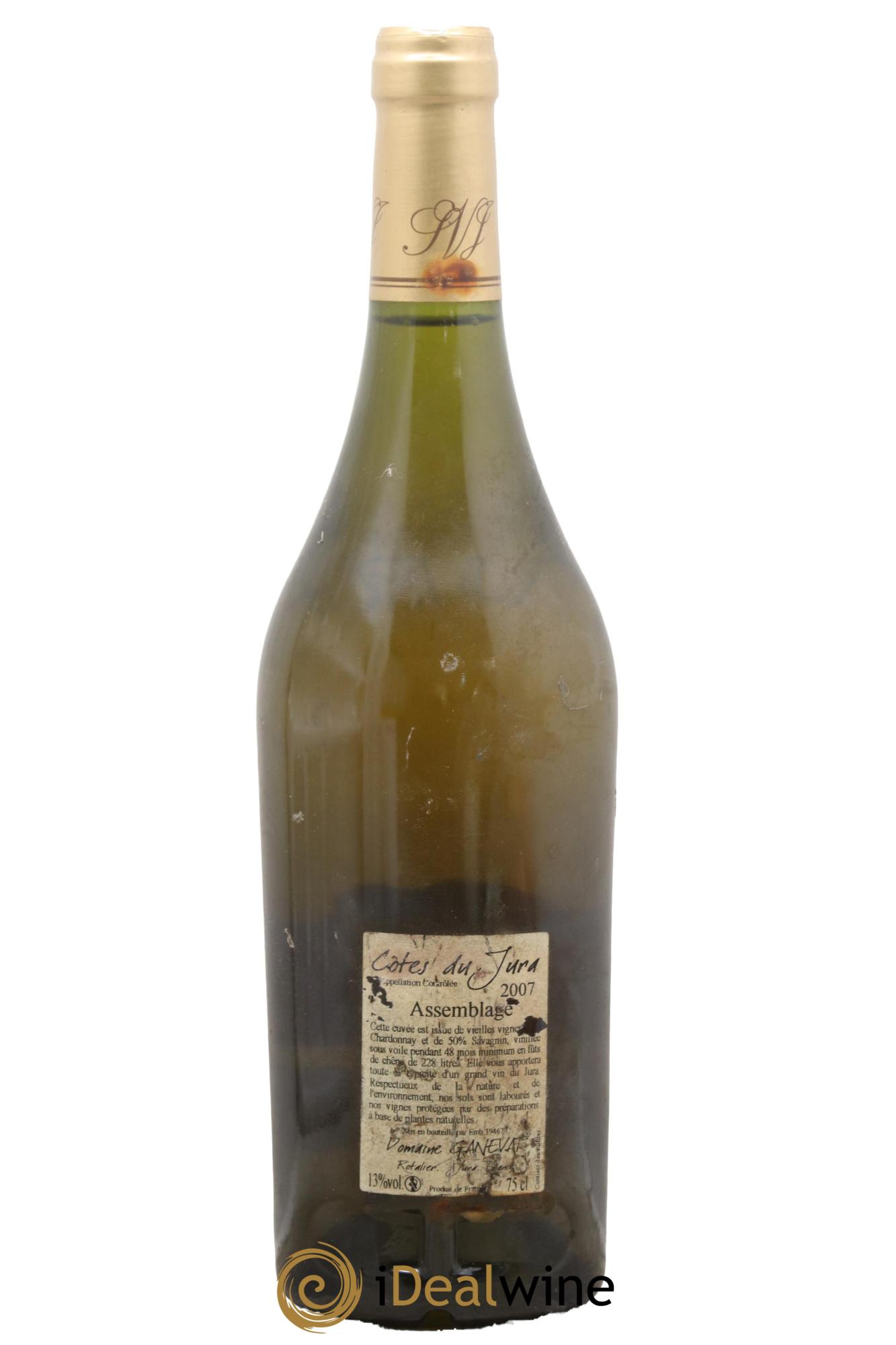 Côtes du Jura Cuvée de Garde Jean-François Ganevat (Domaine) 2007 - Lot de 1 bouteille - 1
