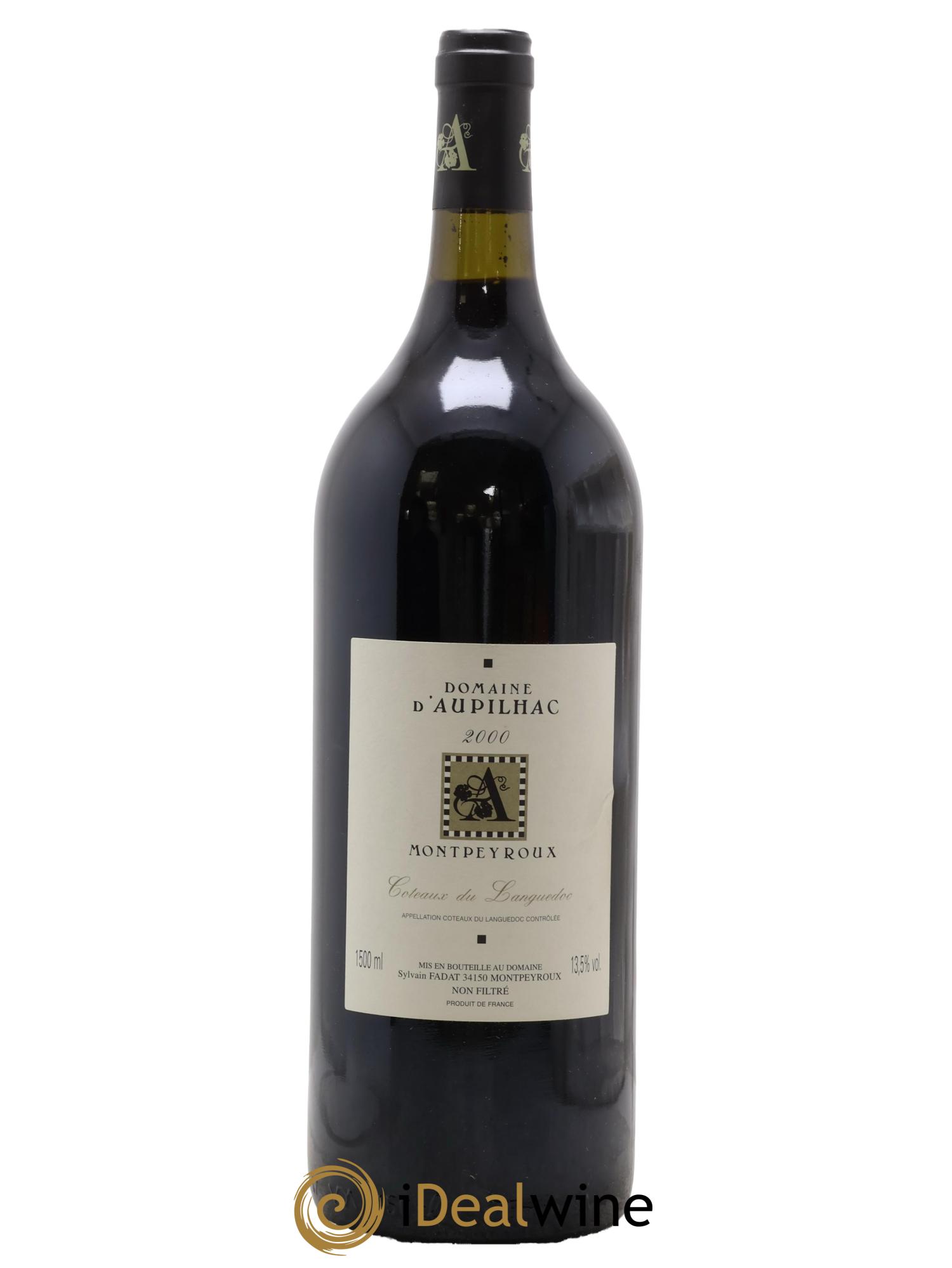 Languedoc Montpeyroux Aupilhac (Domaine d') Sylvain Fadat 2000 - Lotto di 1 magnum - 0