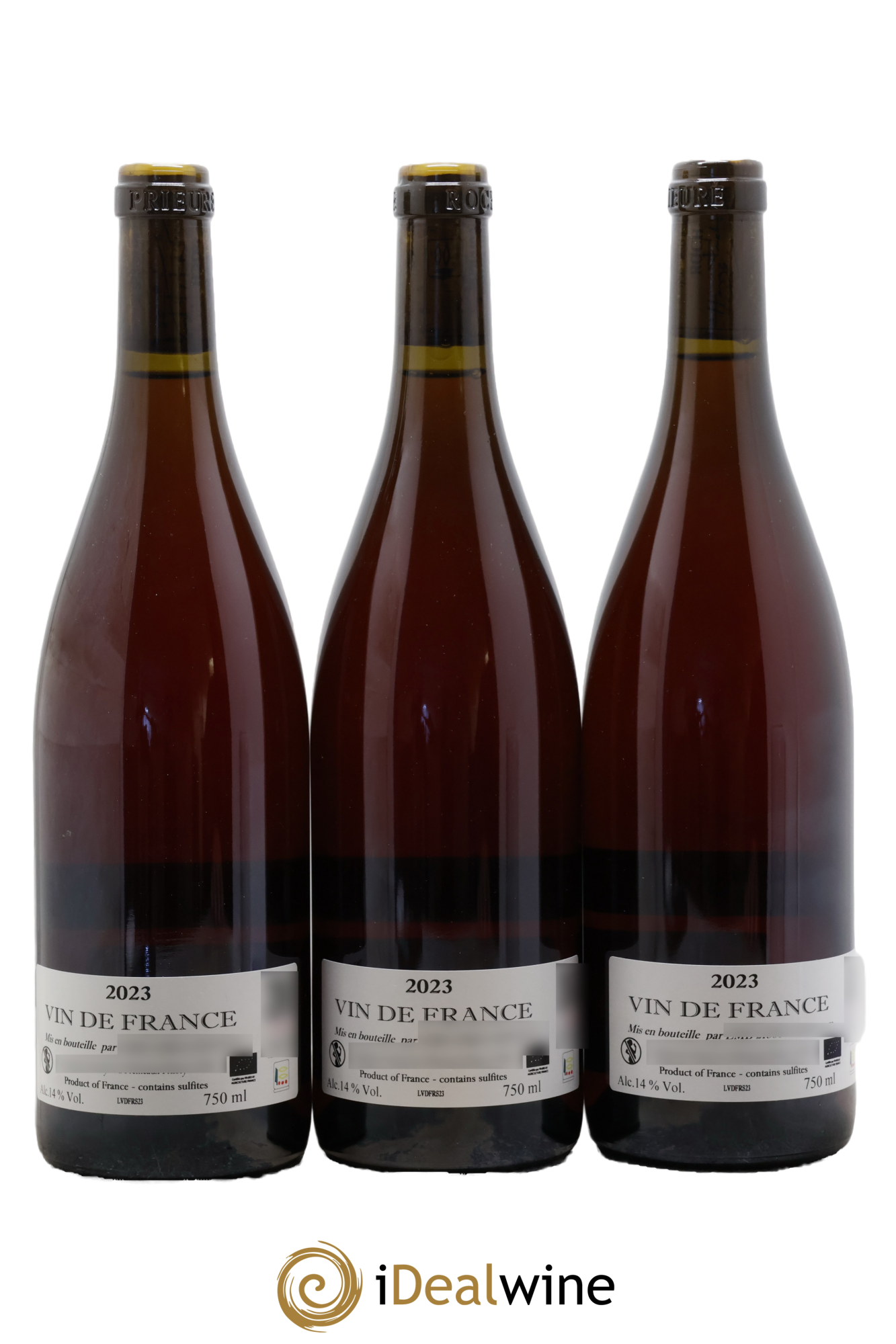 Vin de France Roses Prieuré Roch 2023 - Lot de 3 bouteilles - 1