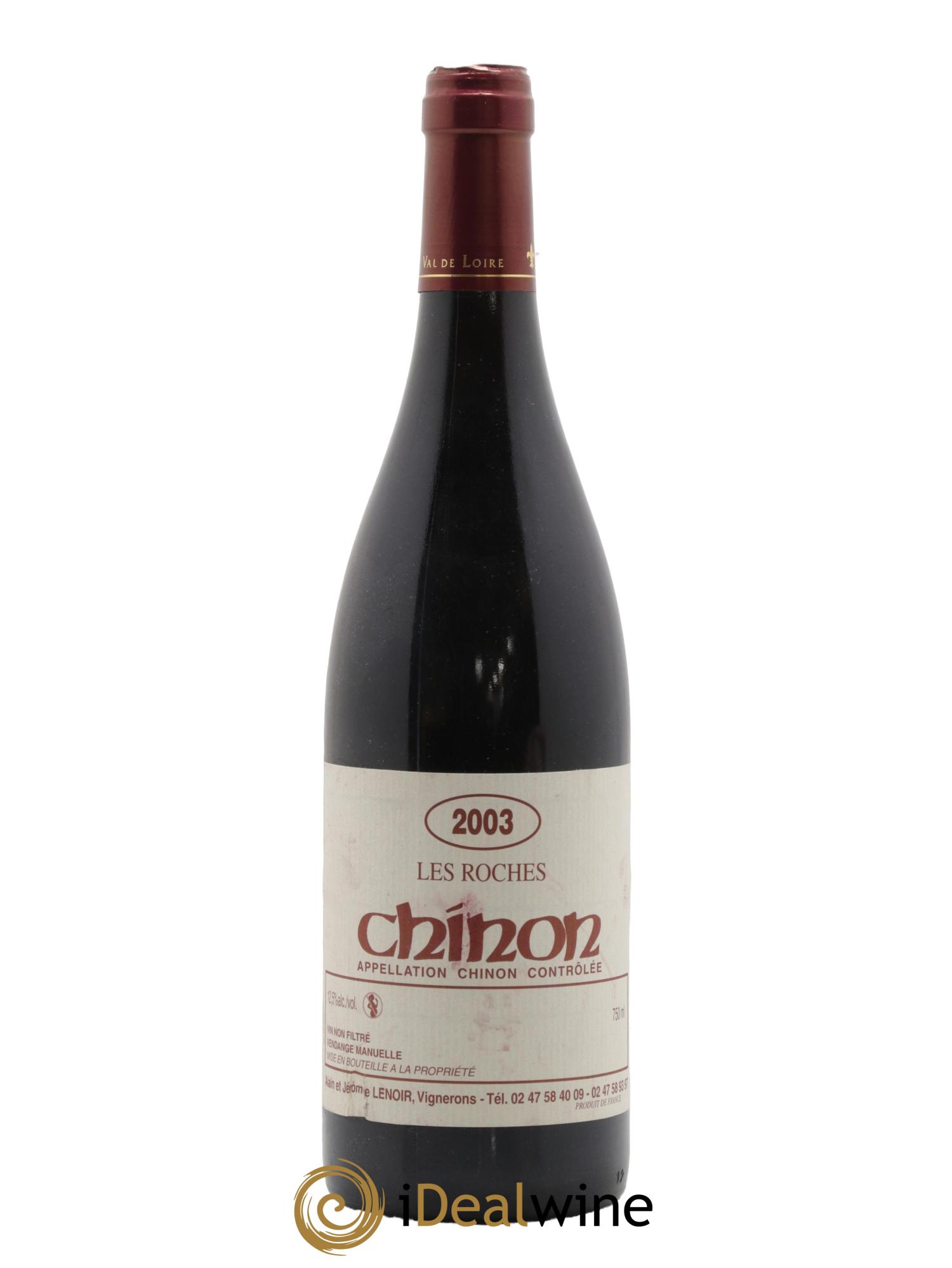 Chinon Les Roches Lenoir (Domaine) 2003 - Lot de 1 bouteille - 0