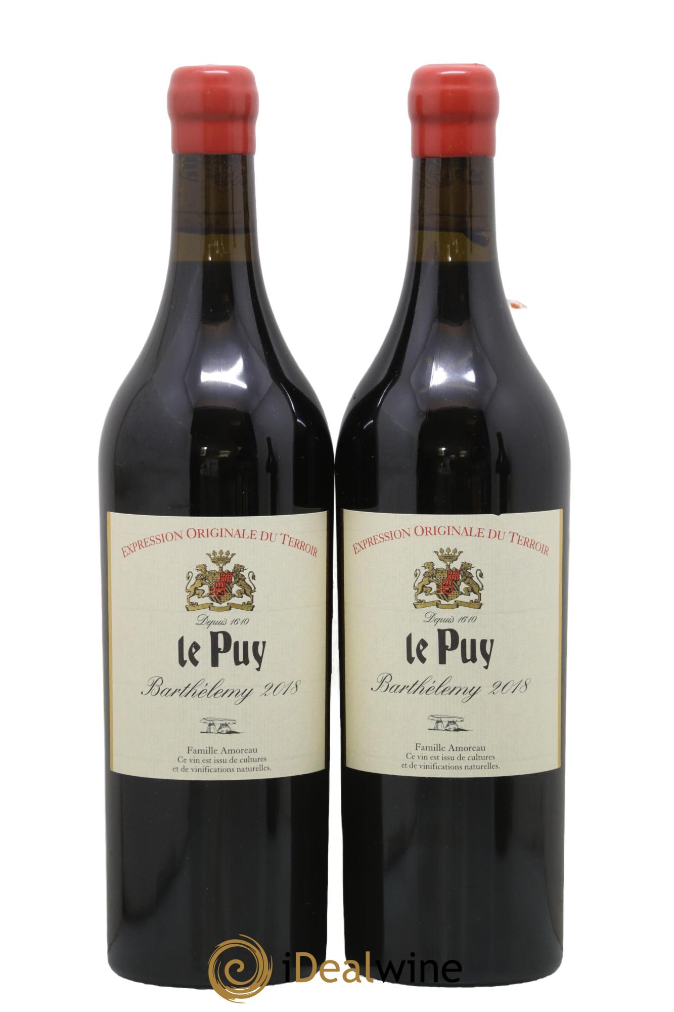 Le Puy - Cuvée Barthélemy 2018 - Lotto di 2 bottiglie - 0