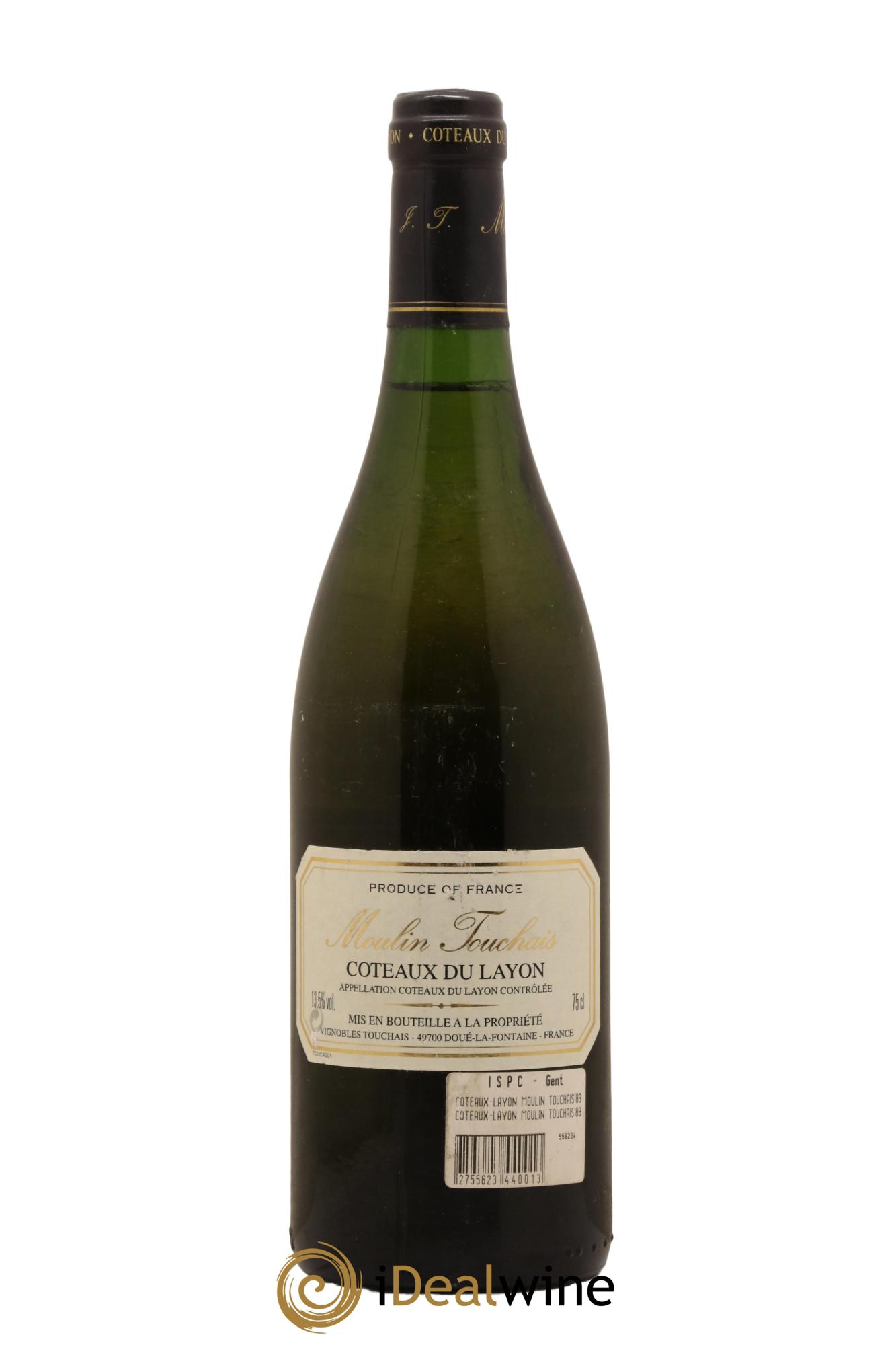 Coteaux du Layon Moulin Touchais 1989 - Lotto di 1 bottiglia - 1