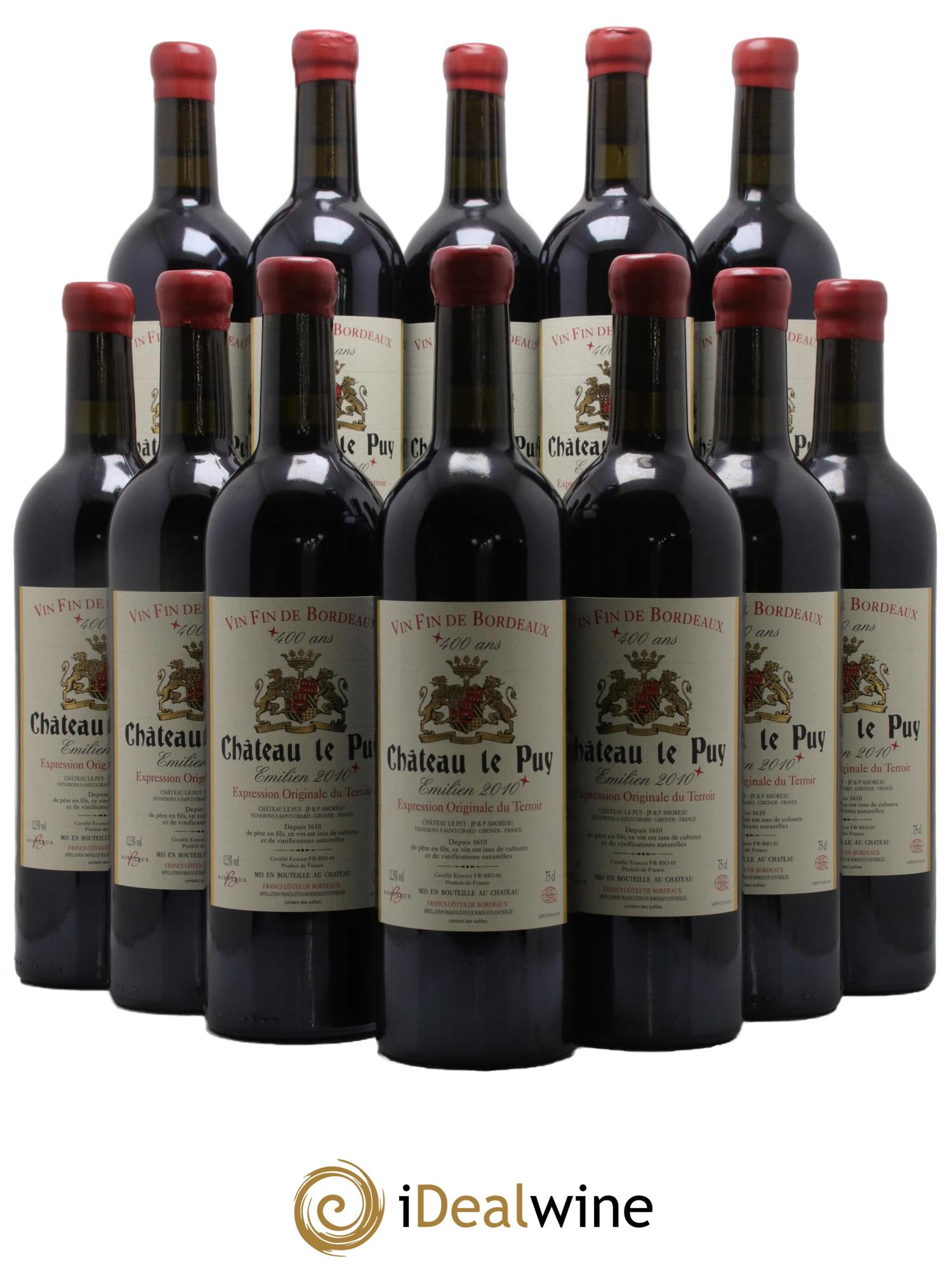Le Puy - Cuvée Emilien 2010 - Lot de 12 bouteilles - 0
