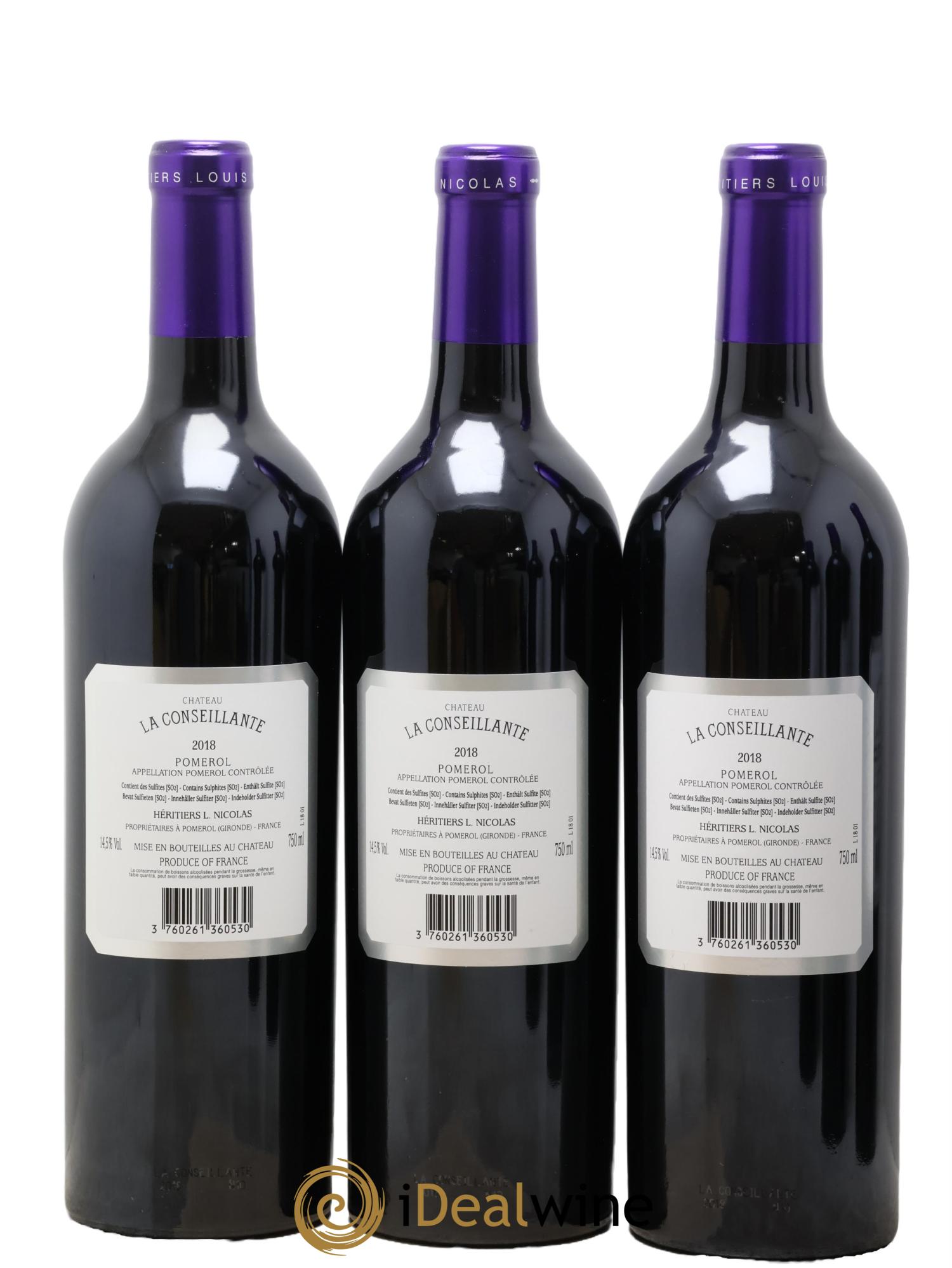 Château la Conseillante 2018 - Lot of 6 bottles - 2