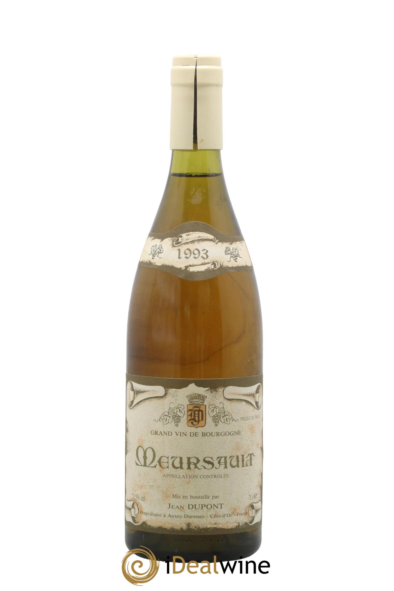 Meursault Jean Dupont 1993 - Lot de 1 bouteille - 0
