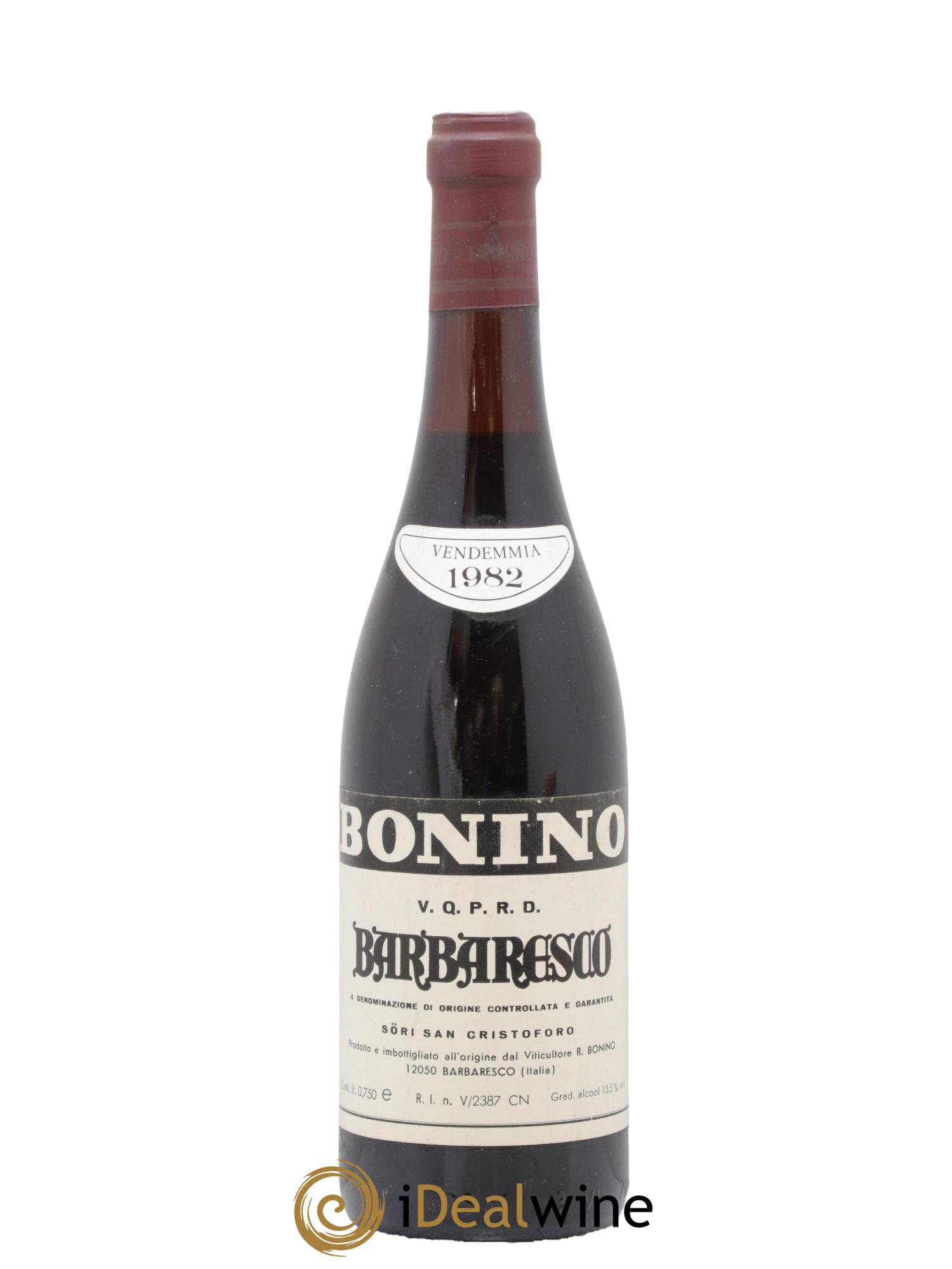 Barbaresco DOCG Bonino Sori San Cristoforo 1982 - Lot of 1 bottle - 0