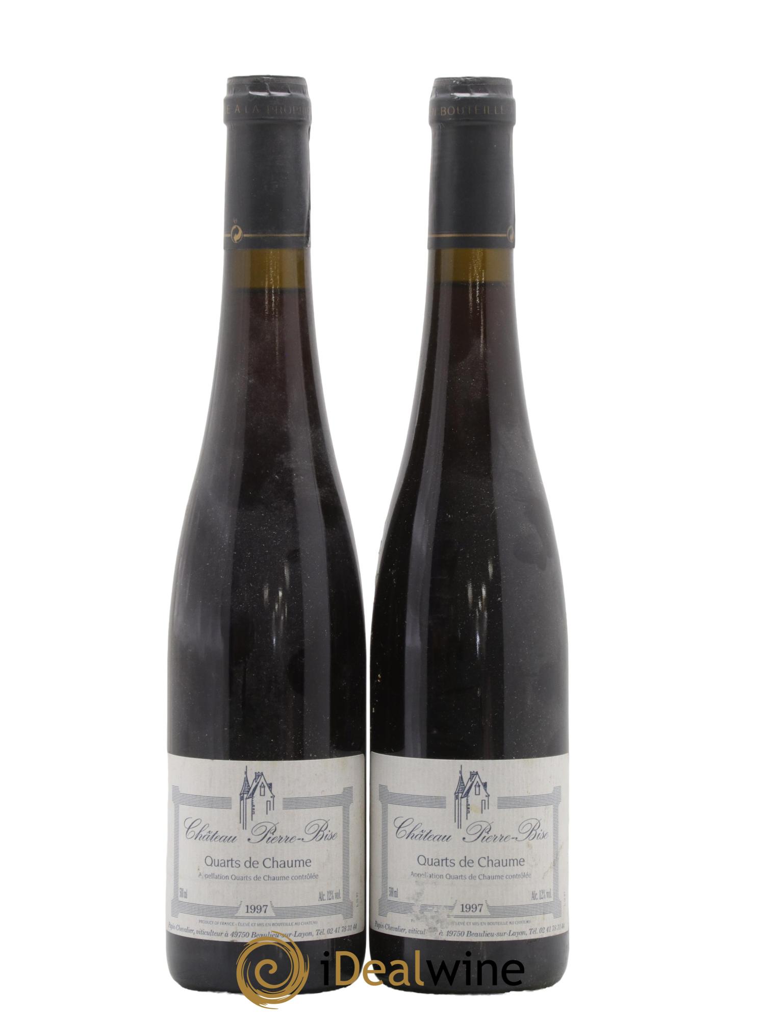 Quarts de Chaume Château Pierre Bise 1997 - Lot of 2 500ml formats - 0