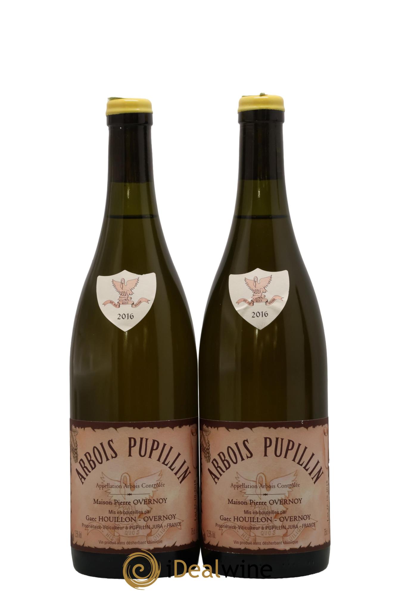 Arbois-Pupillin Savagnin (cire jaune) Overnoy-Houillon (Domaine) 2016 - Lot de 2 bouteilles - 0
