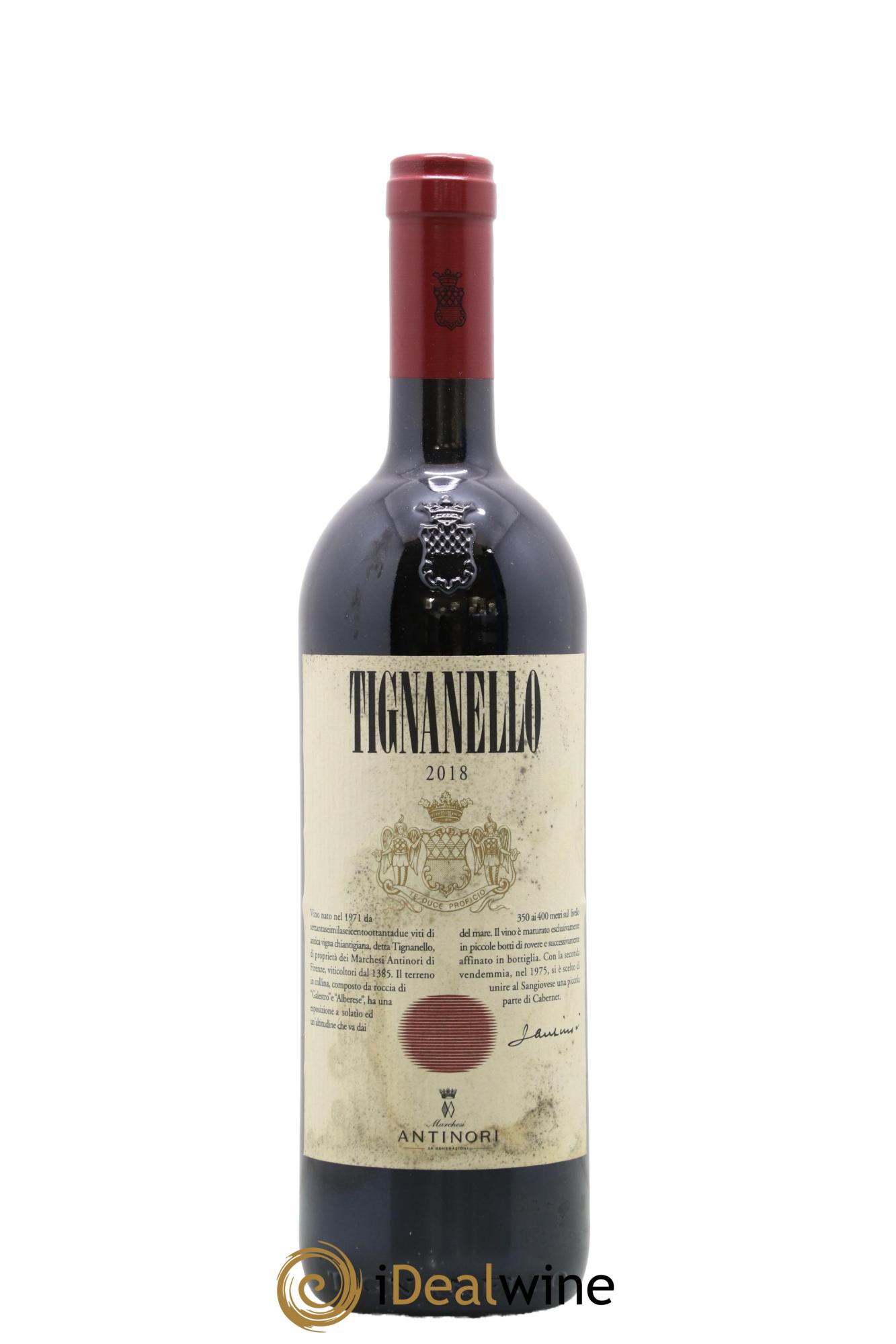 Toscana IGT Tignanello Tenuta Tignanello - Marchesi Antinori 2018 - Lotto di 1 bottiglia - 0