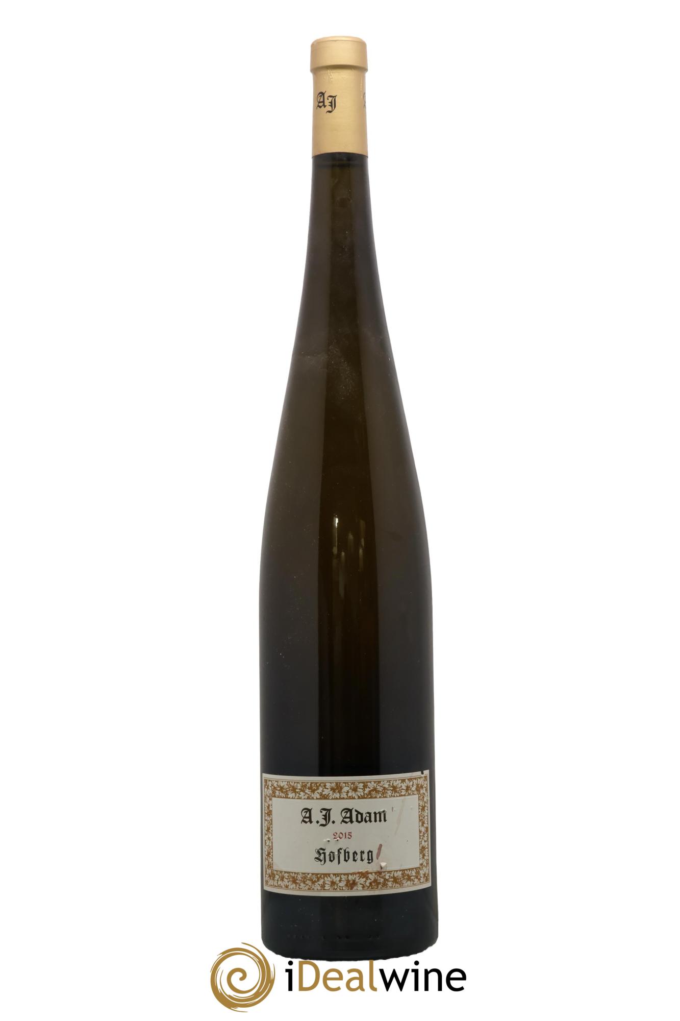 Allemagne Dhroner Hofberg Trocken Ap 05 16 Weingut A.J. Adam 2015 - Lot of 1 magnum - 0