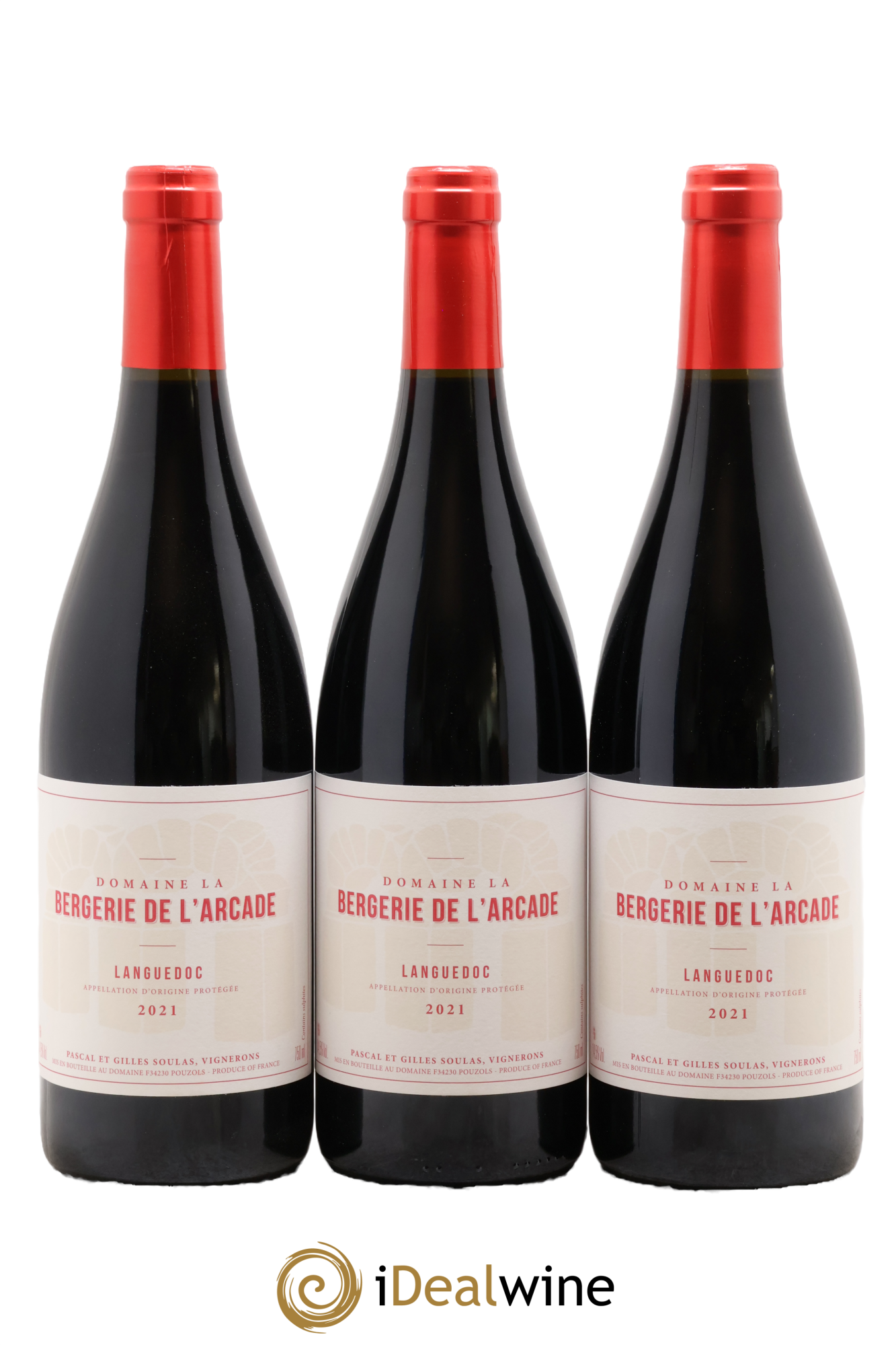 Languedoc La Bergerie de l'Arcade (Domaine) 2021 - Lot of 3 bottles - 0